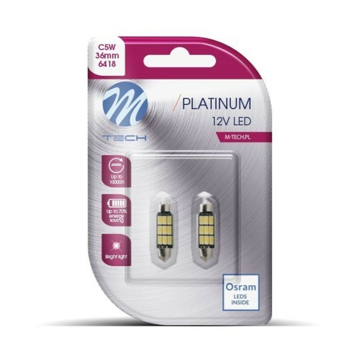 Λάμπα LED M-Tech C5W 450LM 12V
