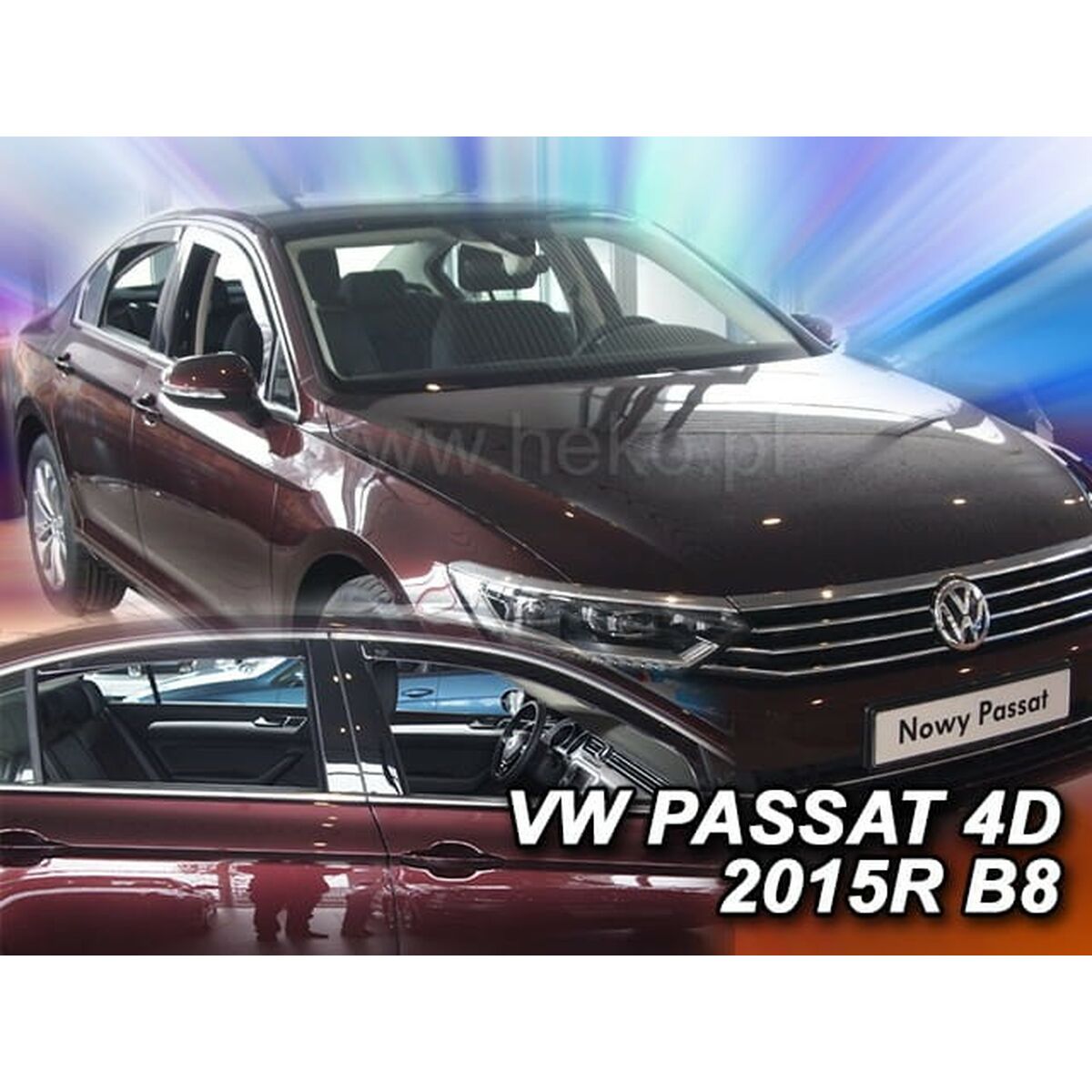 Εκτροπέας ανέμου HEKO HO31002 VOLKSWAGEN PASSAT (B8) SEDAN 4 Τεμάχια
