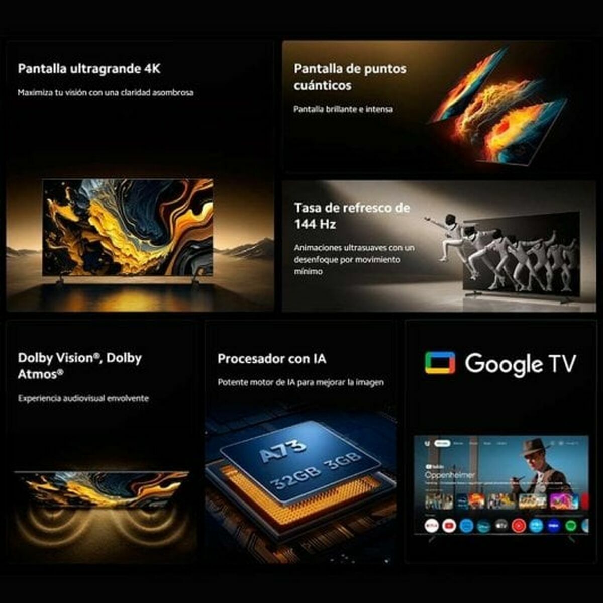 Smart TV Xiaomi ELA5692EU 4K Ultra HD 100" LED HDR QLED (Ανακαινισμenα A)