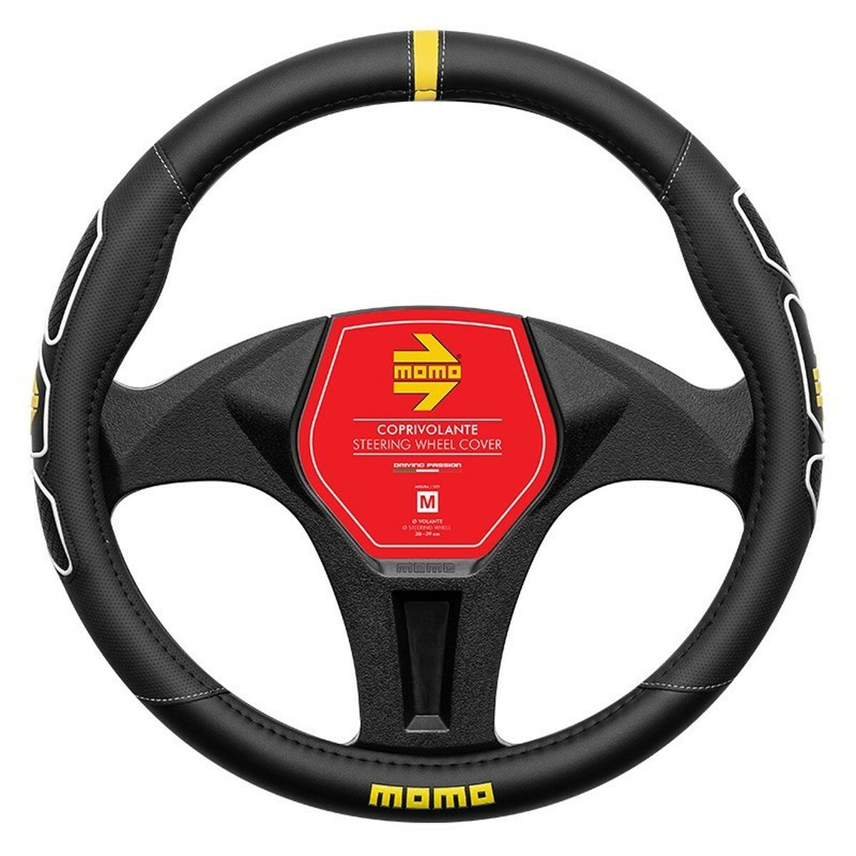 Καλύμμα Τιμονιού MOMO MOMLSWC0PROBW Ø 38-39 cm