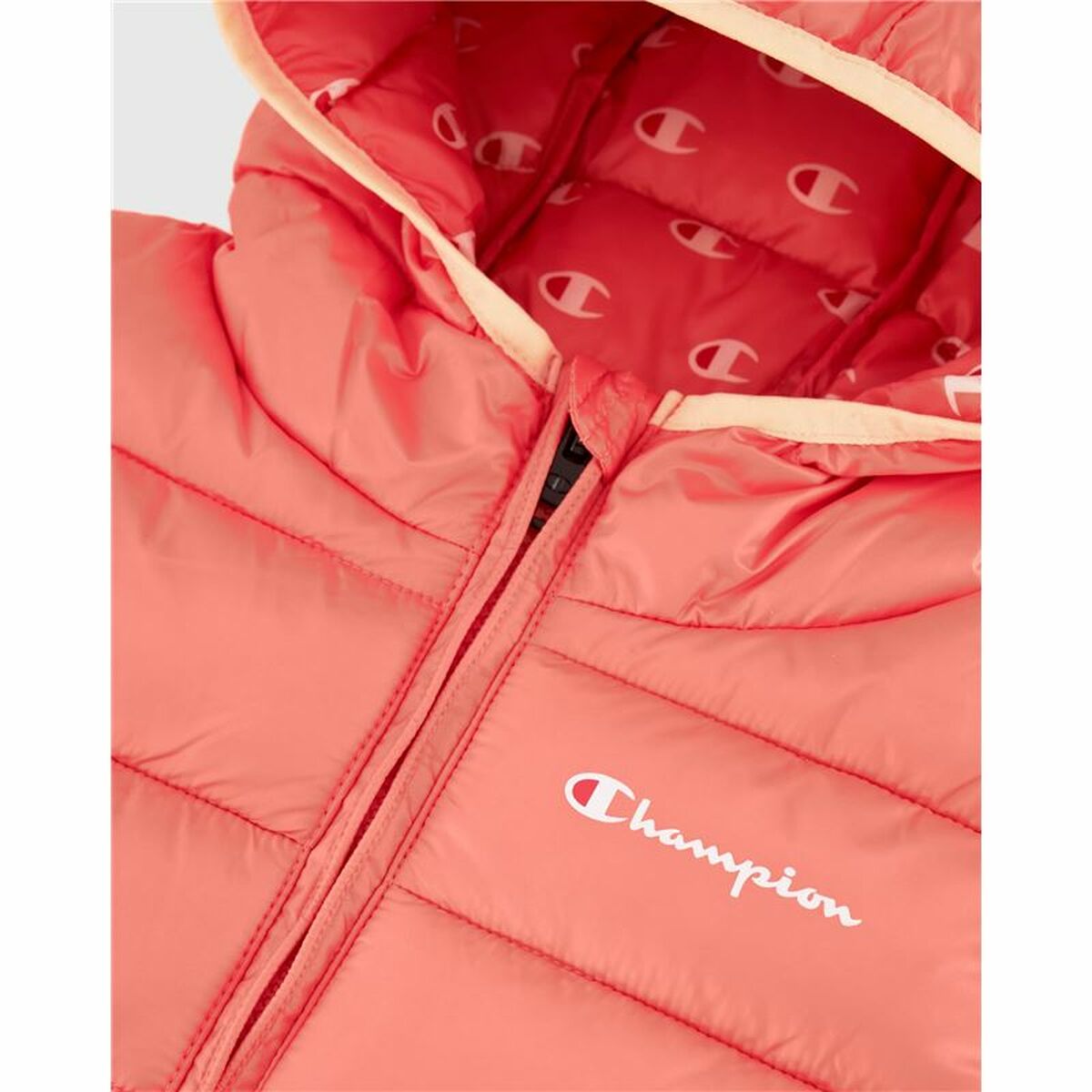 Ανδρικό Αθλητικό Mπουφάν Champion Hooded Κοράλι
