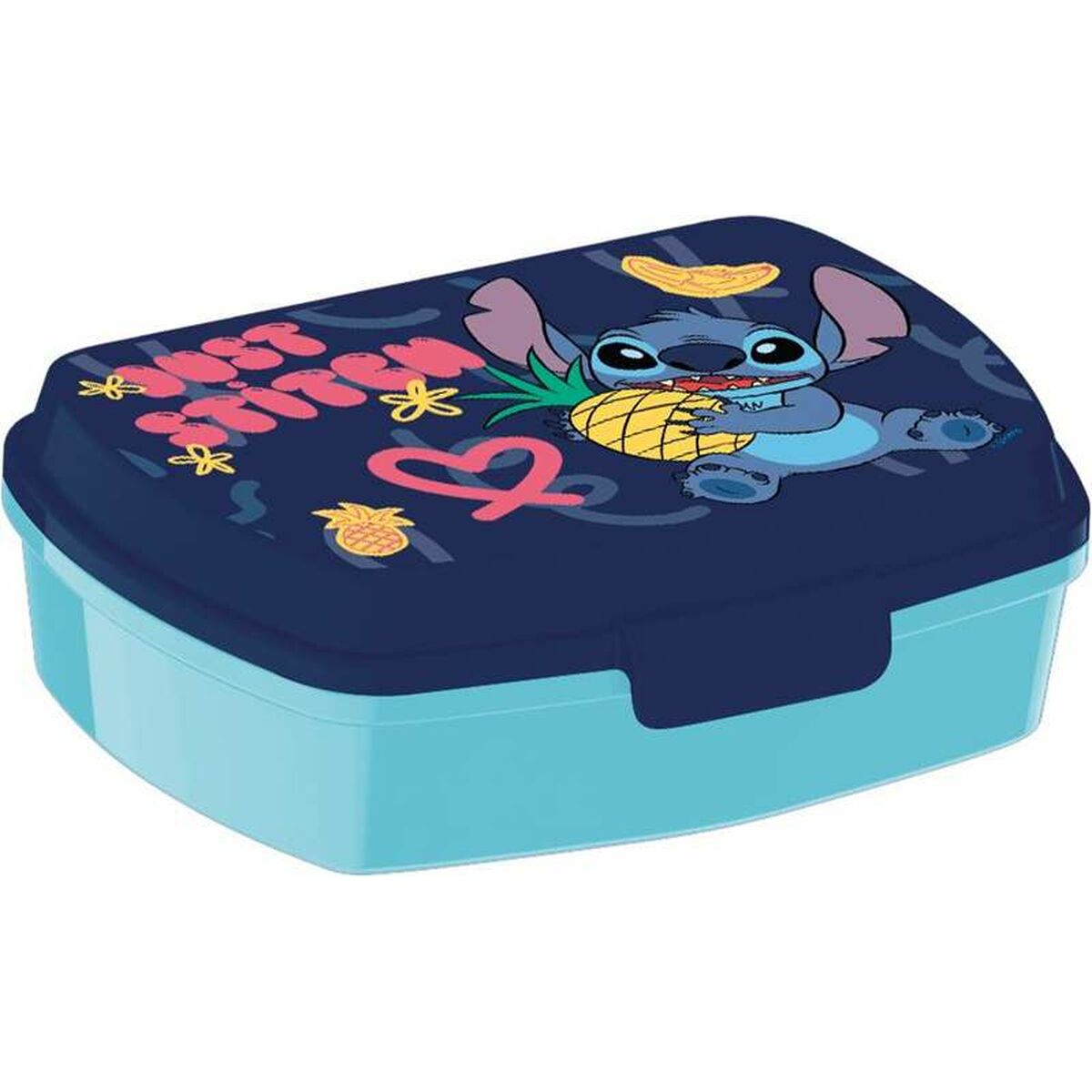 Κουτί για Sandwich Stitch Sweet Μπλε Λιλά πολυεστέρας Ορθογώνιο 17 x 5,6 x 13,3 cm