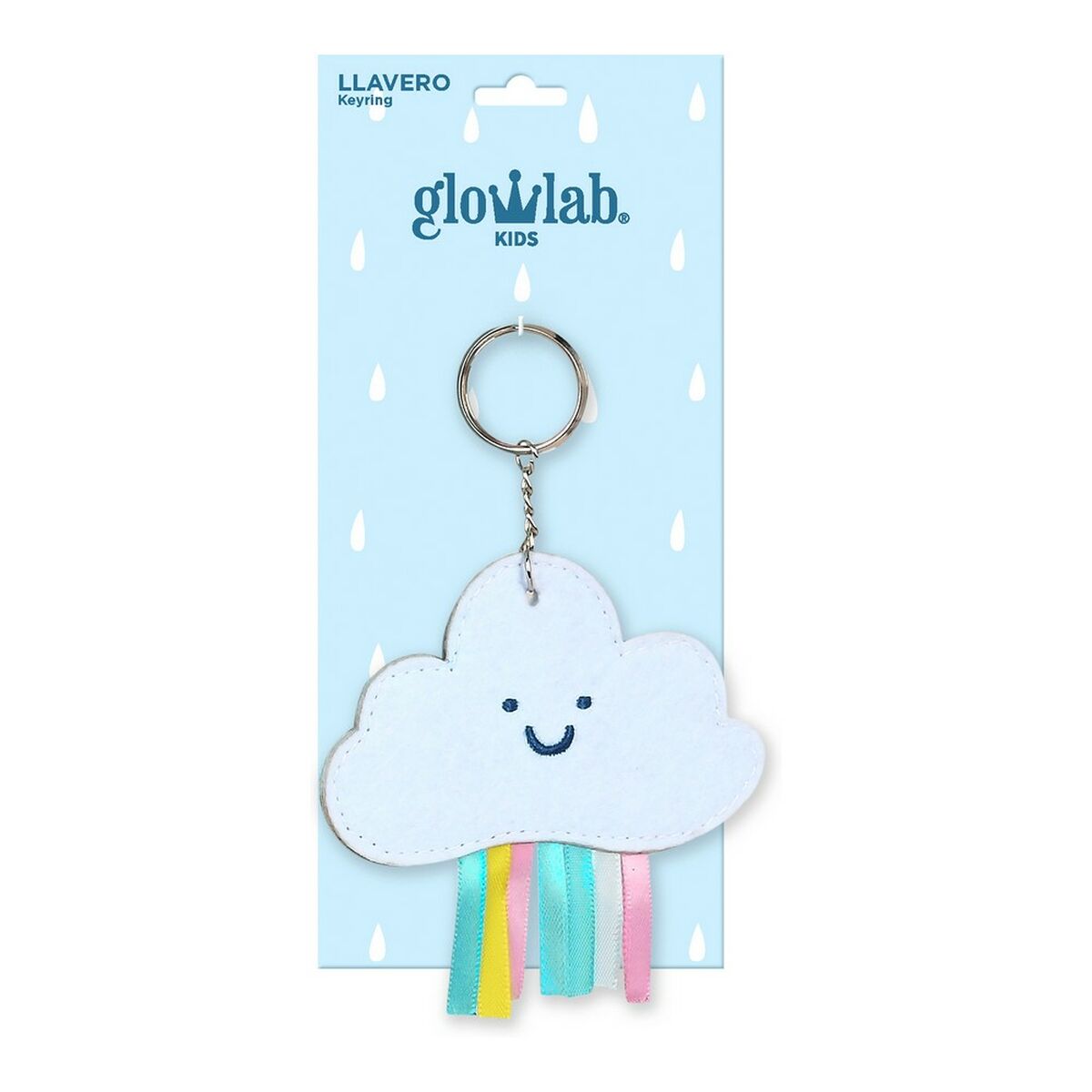 Μπρελόκ-αλυσίδα Glowlab Kids Cloud Μπλε