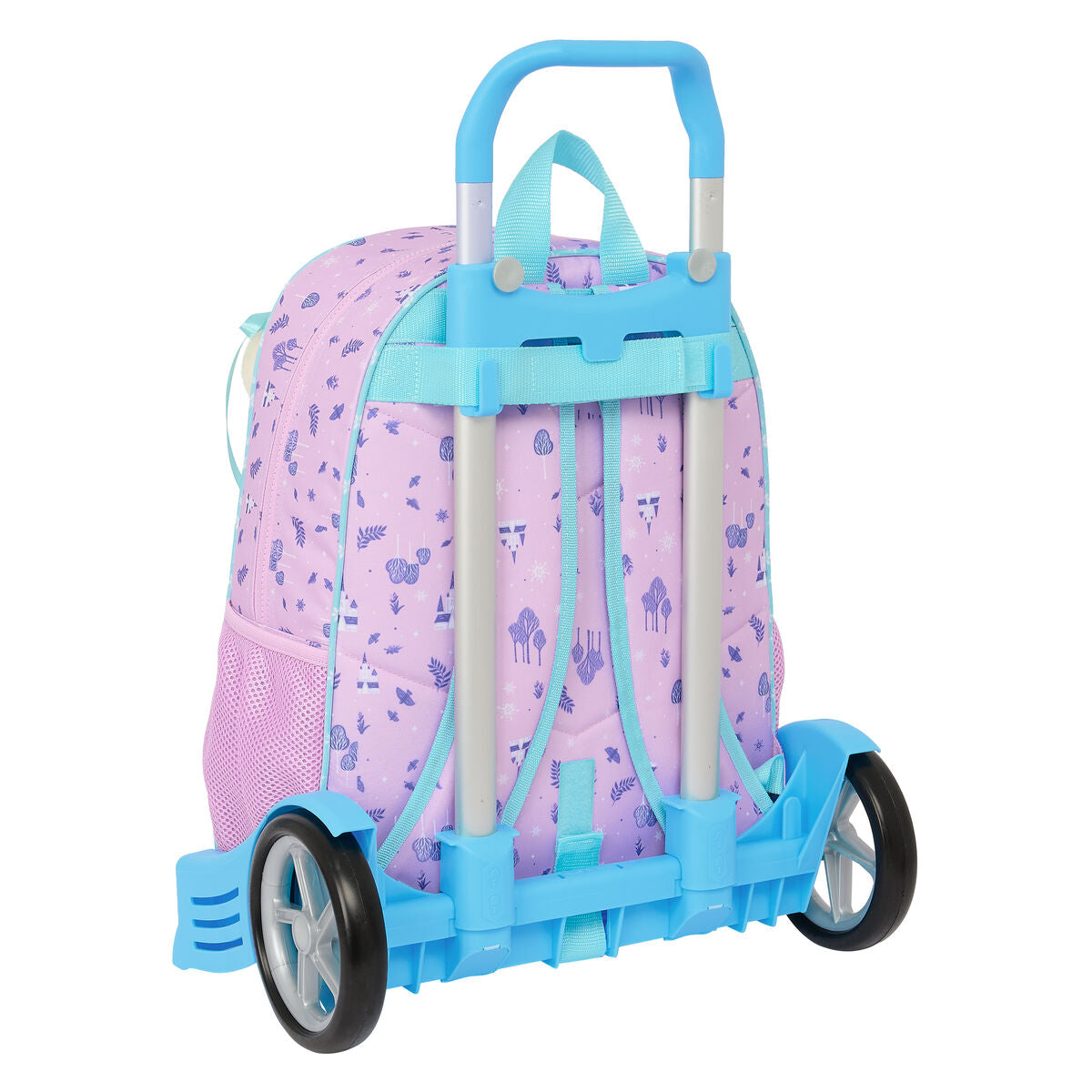 Σχολική Τσάντα με Ρόδες Frozen Cool days Βιολετί Sky μπλε 33 x 42 x 14 cm