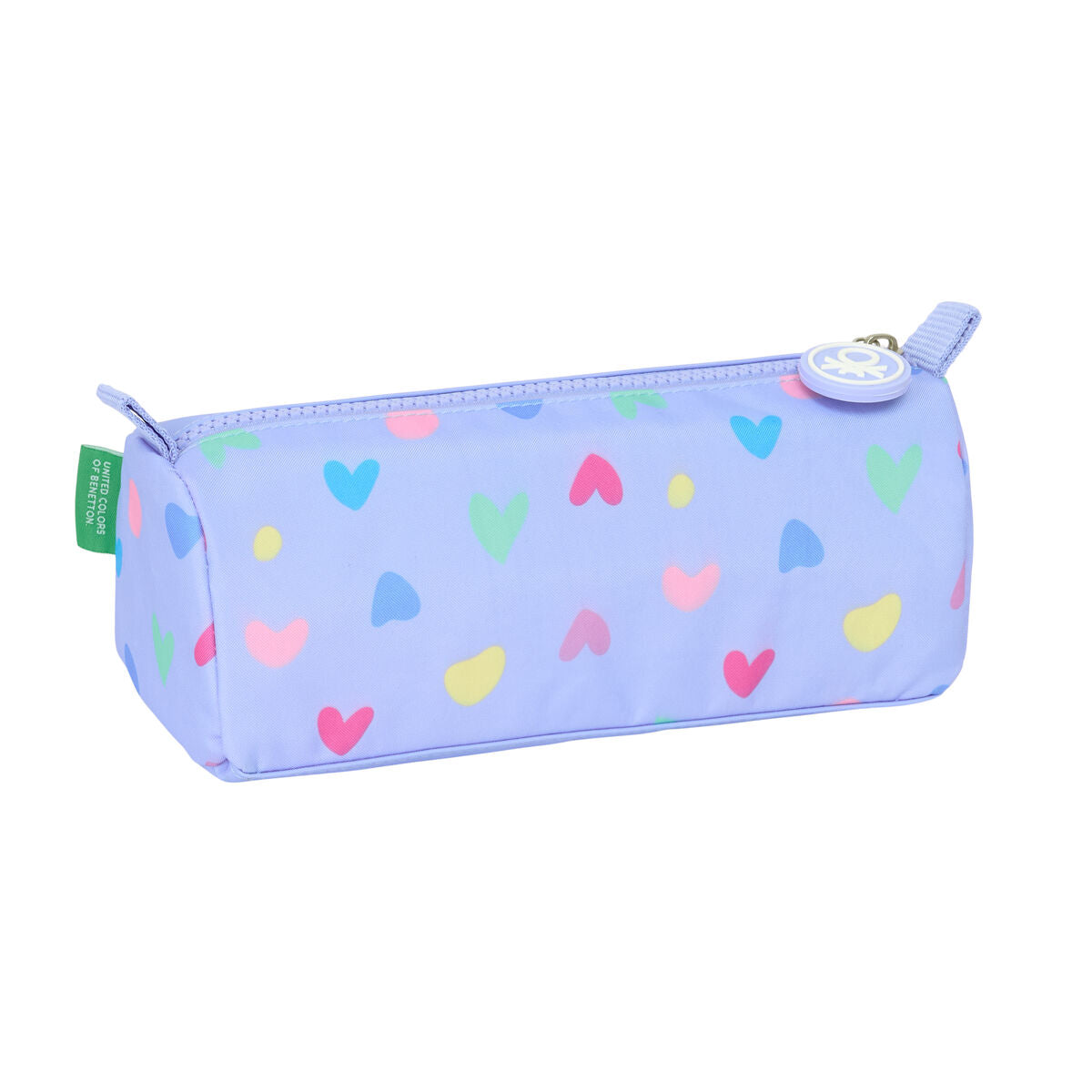Κασετίνα Benetton Lila Λιλά 21 x 8 x 7 cm