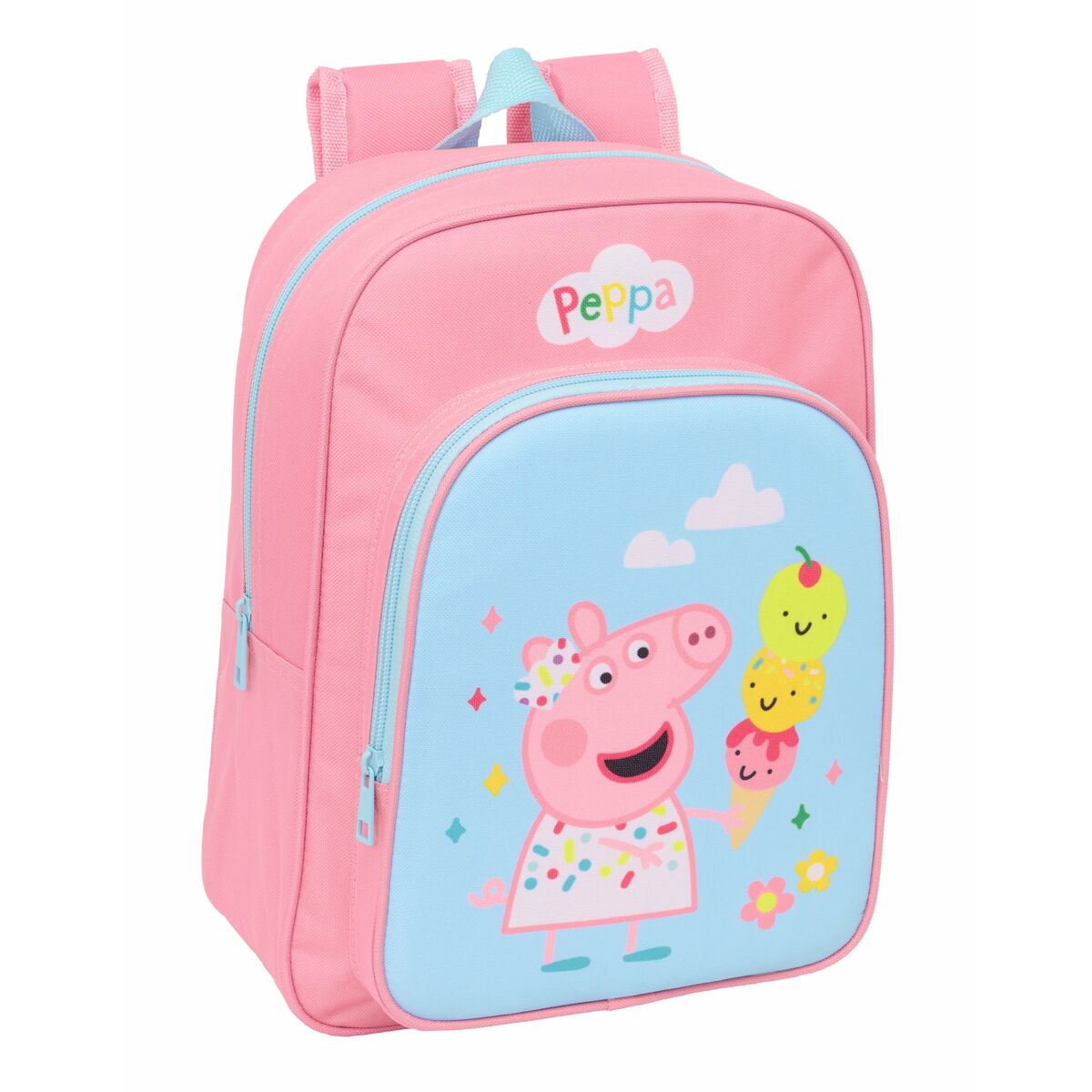 Σχολική Τσάντα Peppa Pig Μπλε Ροζ 26 x 34 x 11 cm