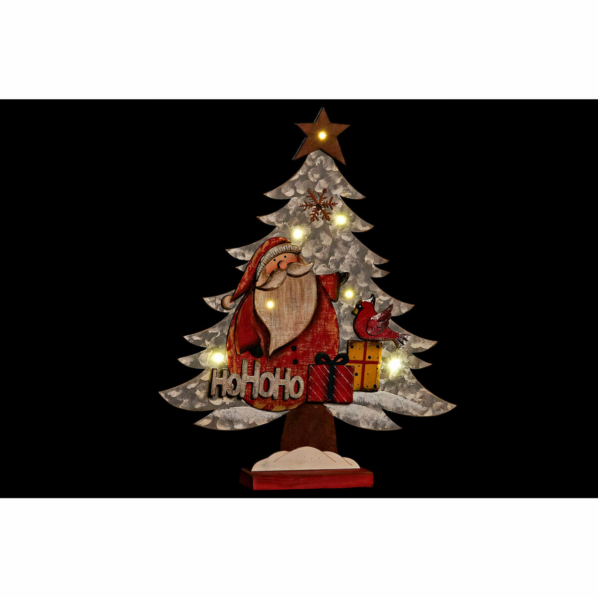 Χριστουγεννιάτικο Στολίδι DKD Home Decor Ξύλο (2 pcs) (33 x 6 x 39.5 cm)
