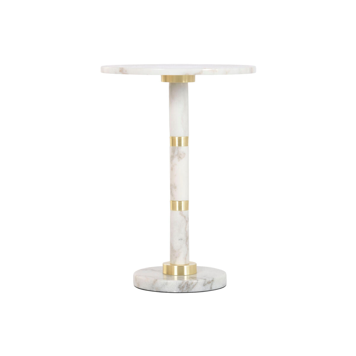 Βοηθητικό Τραπέζι Home ESPRIT Λευκό Χρυσό 41 X 41 X 58 CM