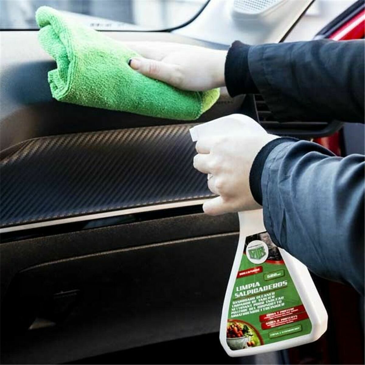Καθαριστικό γαι το Ταμπλό Αυτοκινήτου Motorkit MOT10323 500 ml Φράουλα
