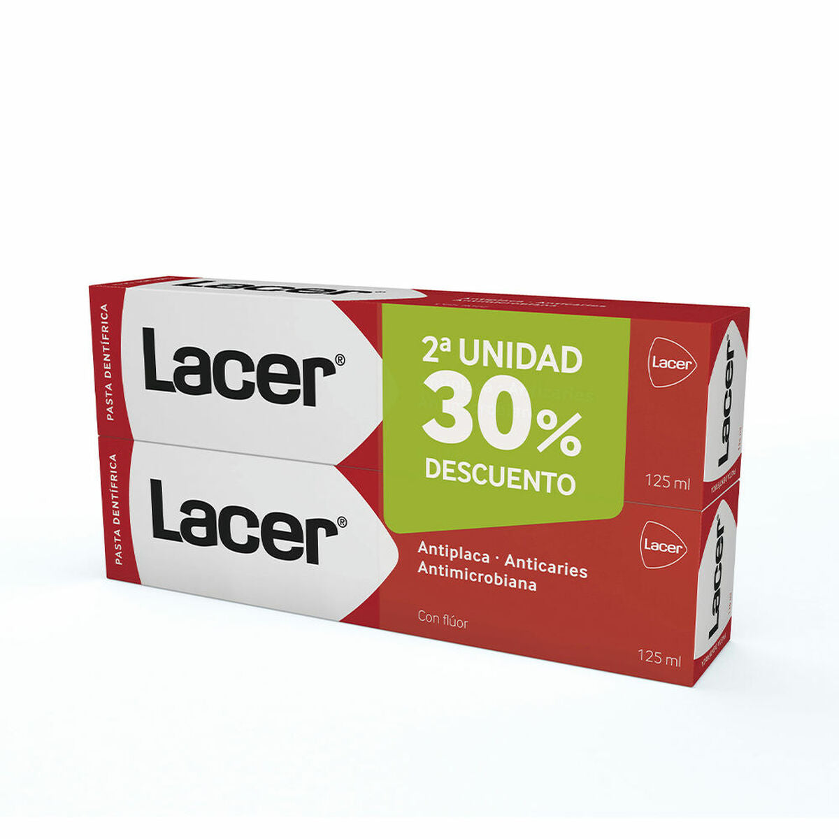Οδοντόκρεμα Πλήρη Δράση Lacer Pasta Dentífrica 125 ml 2 x 125 ml (2 Τεμάχια)