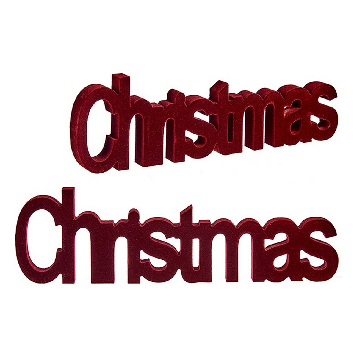 Διακοσμητική Φιγούρα Krist+ Christmas Κόκκινο 11 x 2,5 x 36,5 cm