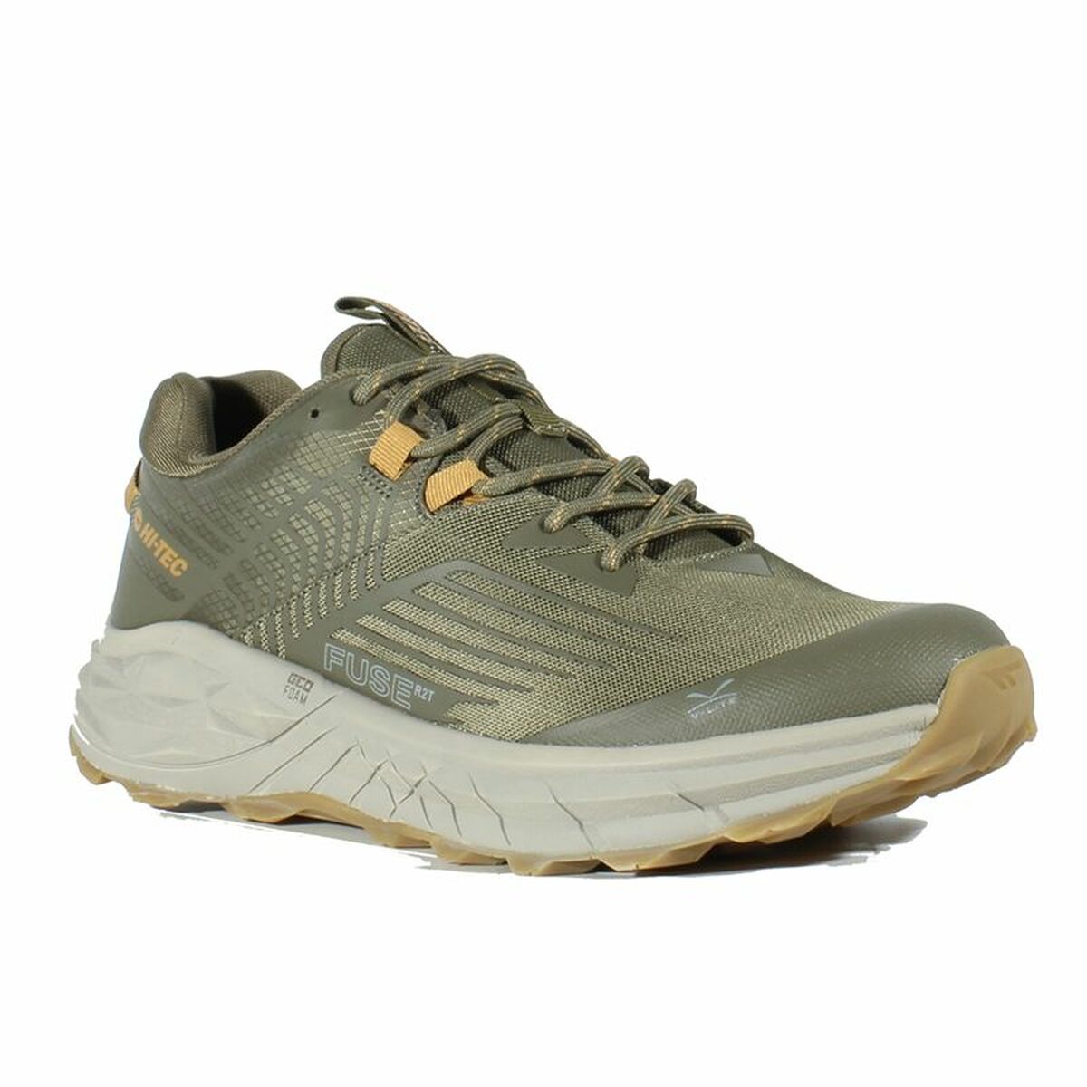 Ανδρικά Παπούτσια για Περπάτημα Hi-Tec Fuse Trail Low Ελαιόλαδο