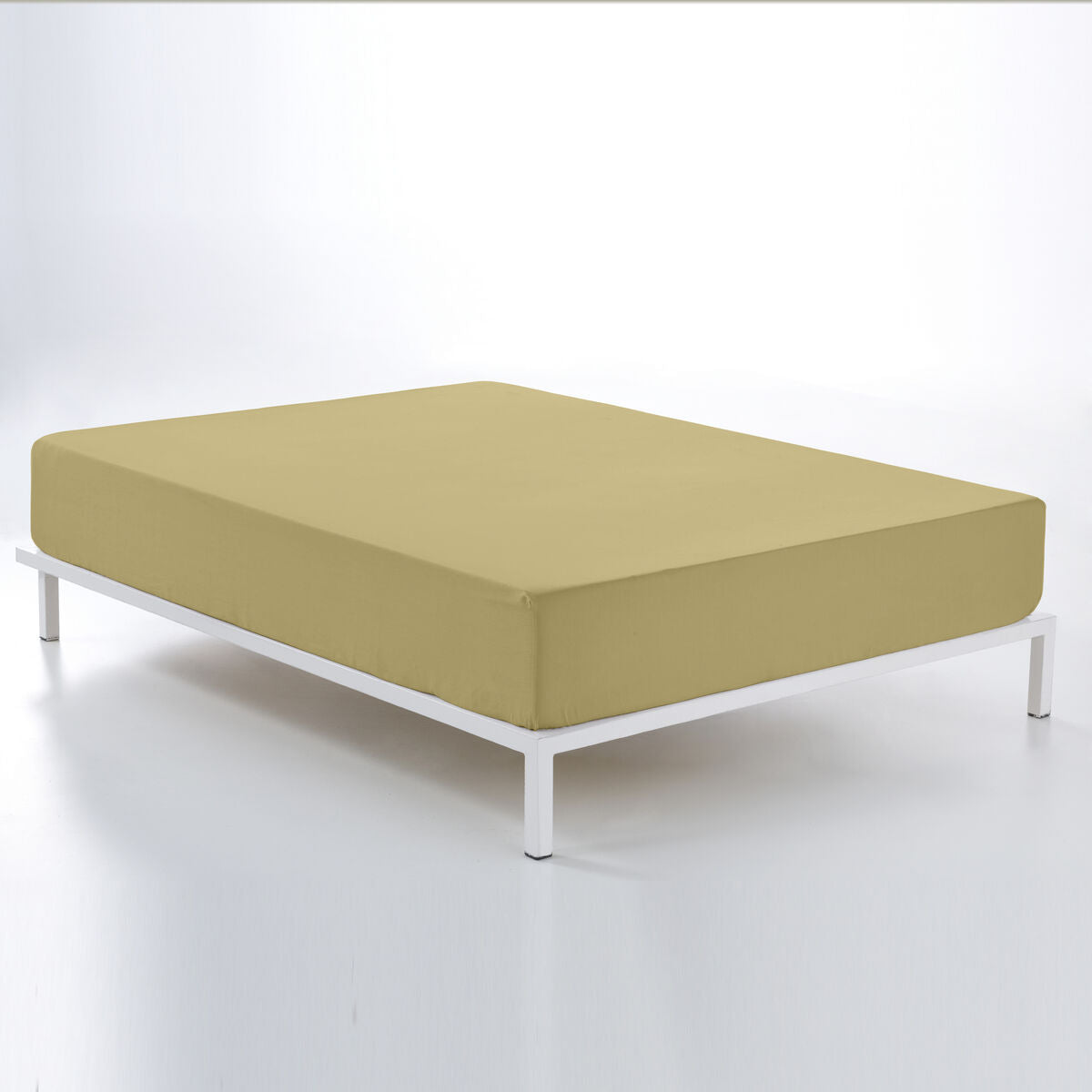 Τοποθετημένο φύλλο Alexandra House Living Άμμο 150 x 200 x 30 cm