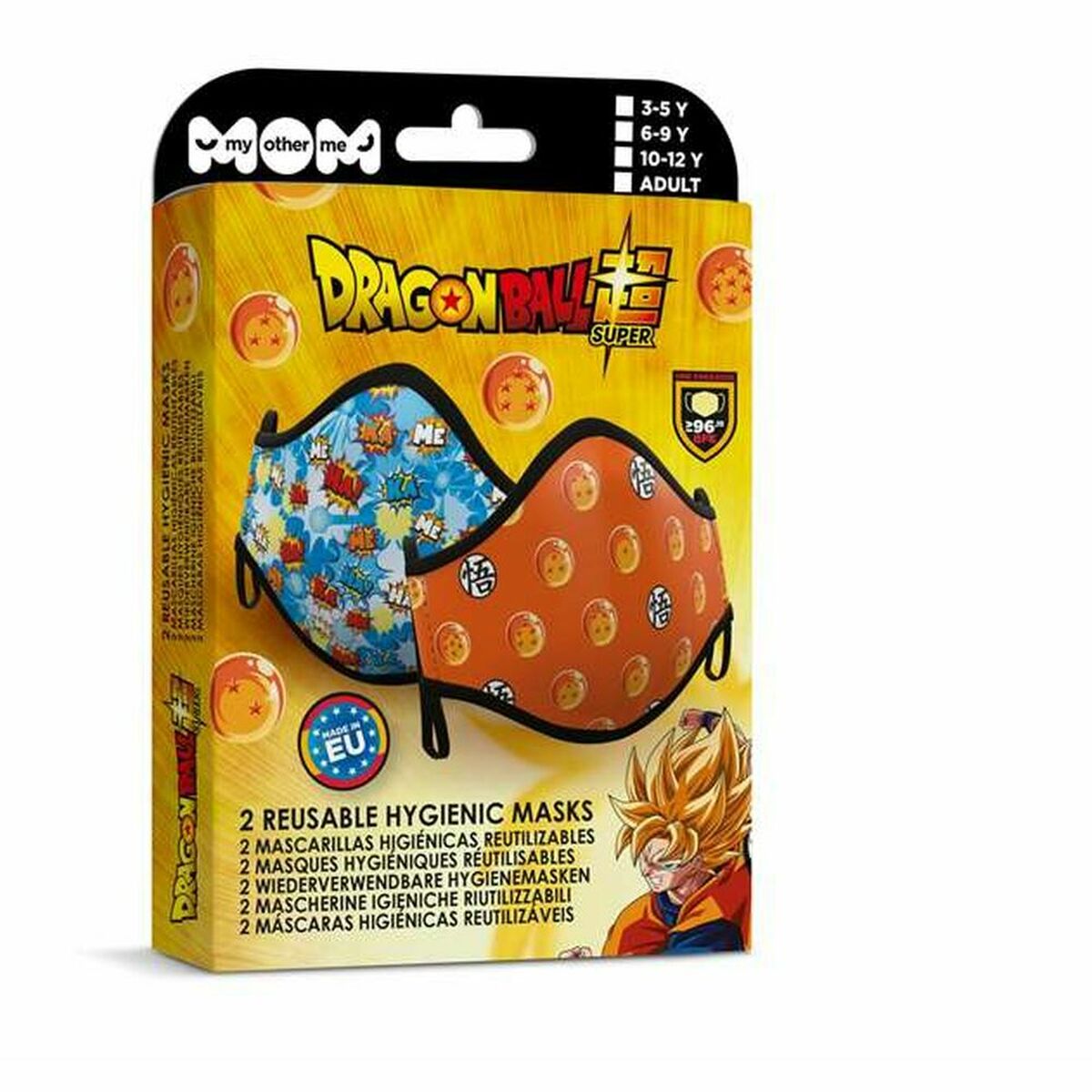 Μάσκα Υγιεινής My Other Me Dragon Ball Premium 10-12 Ετών