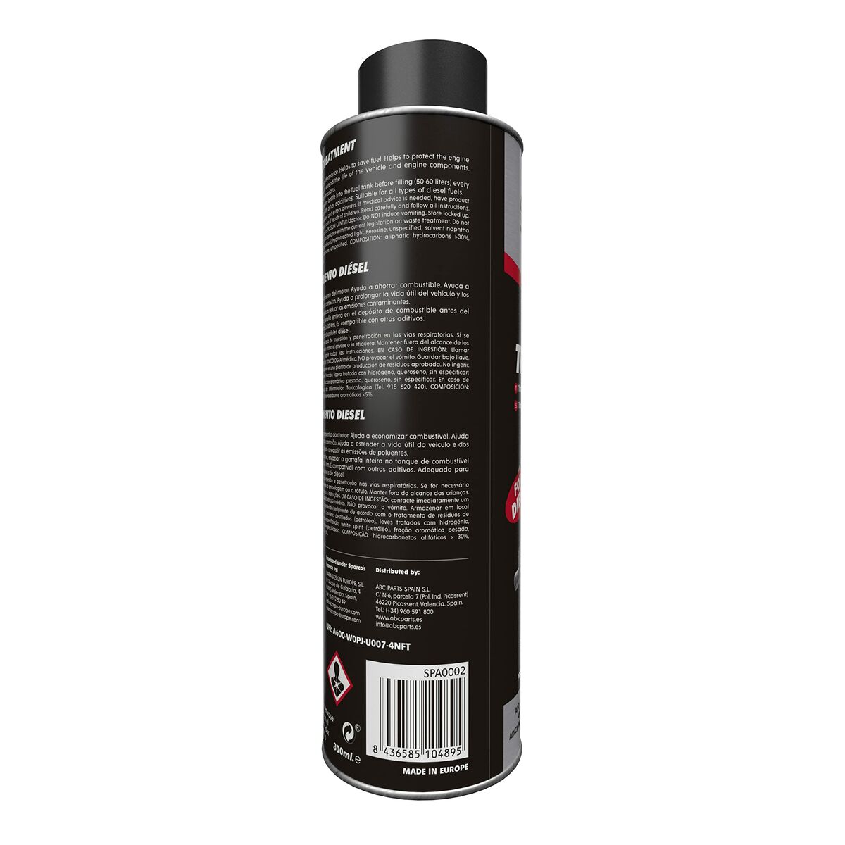 Επεξεργασία Βενζίνης Racing Sparco 300 ml