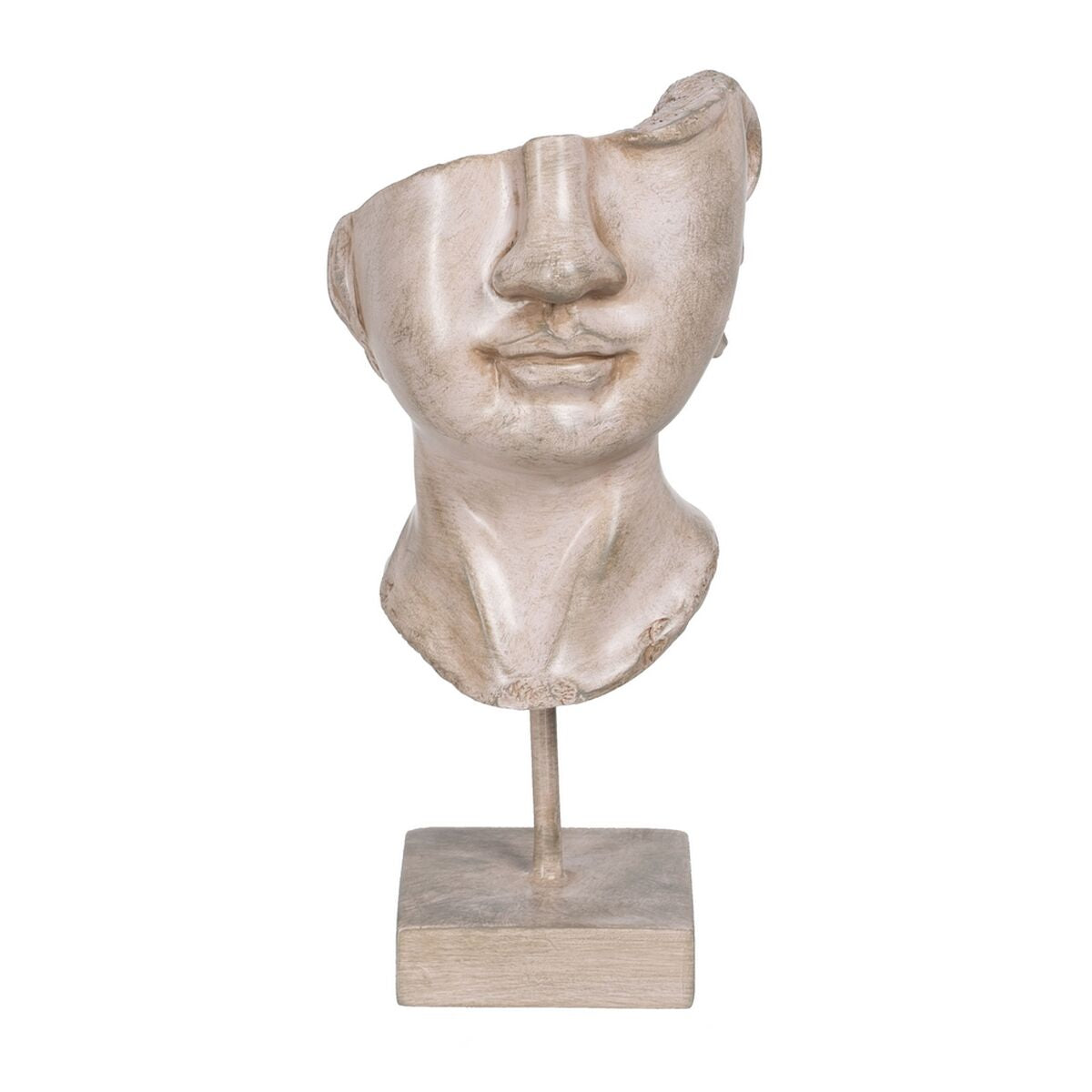 Διακοσμητική Φιγούρα Μπεζ Πρόσωπο 12,5 x 13,5 x 27,5 cm