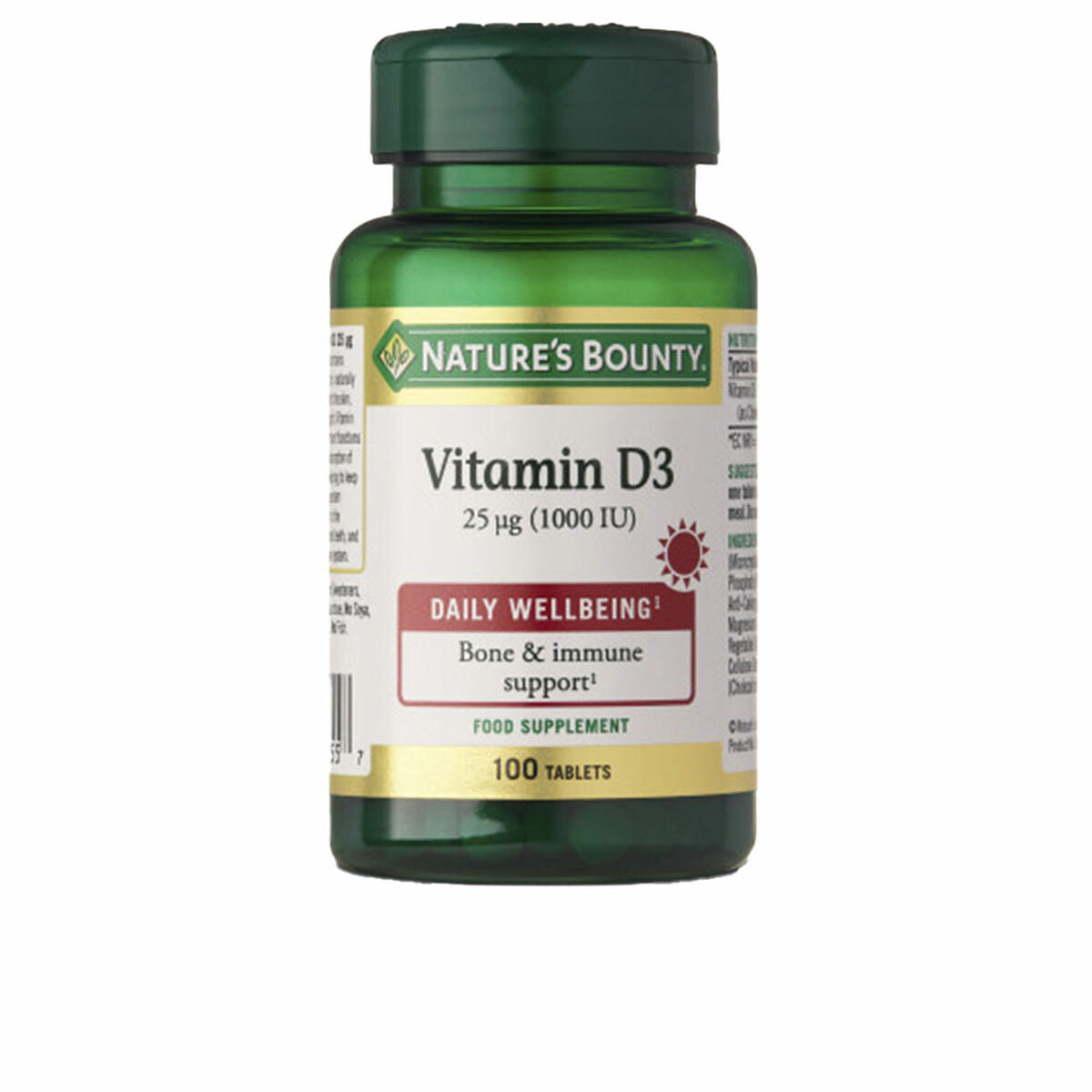 Βιταμίνη D Nature's Bounty Vitamina Ui Βιταμίνη D3 100 Μονάδες