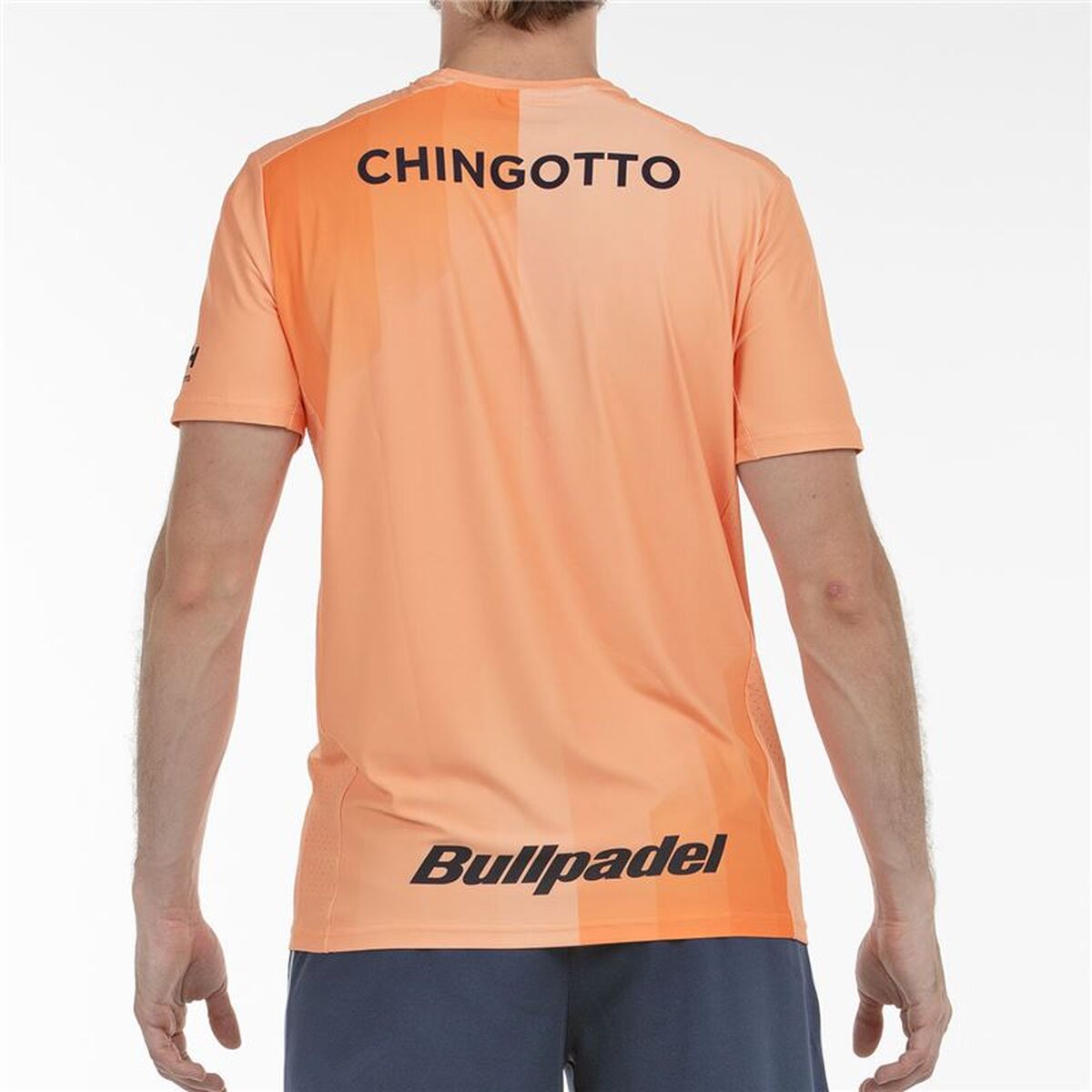 Ανδρική Μπλούζα με Κοντό Μανίκι Bullpadel Chingotto 25V Πορτοκαλί Πάντελ