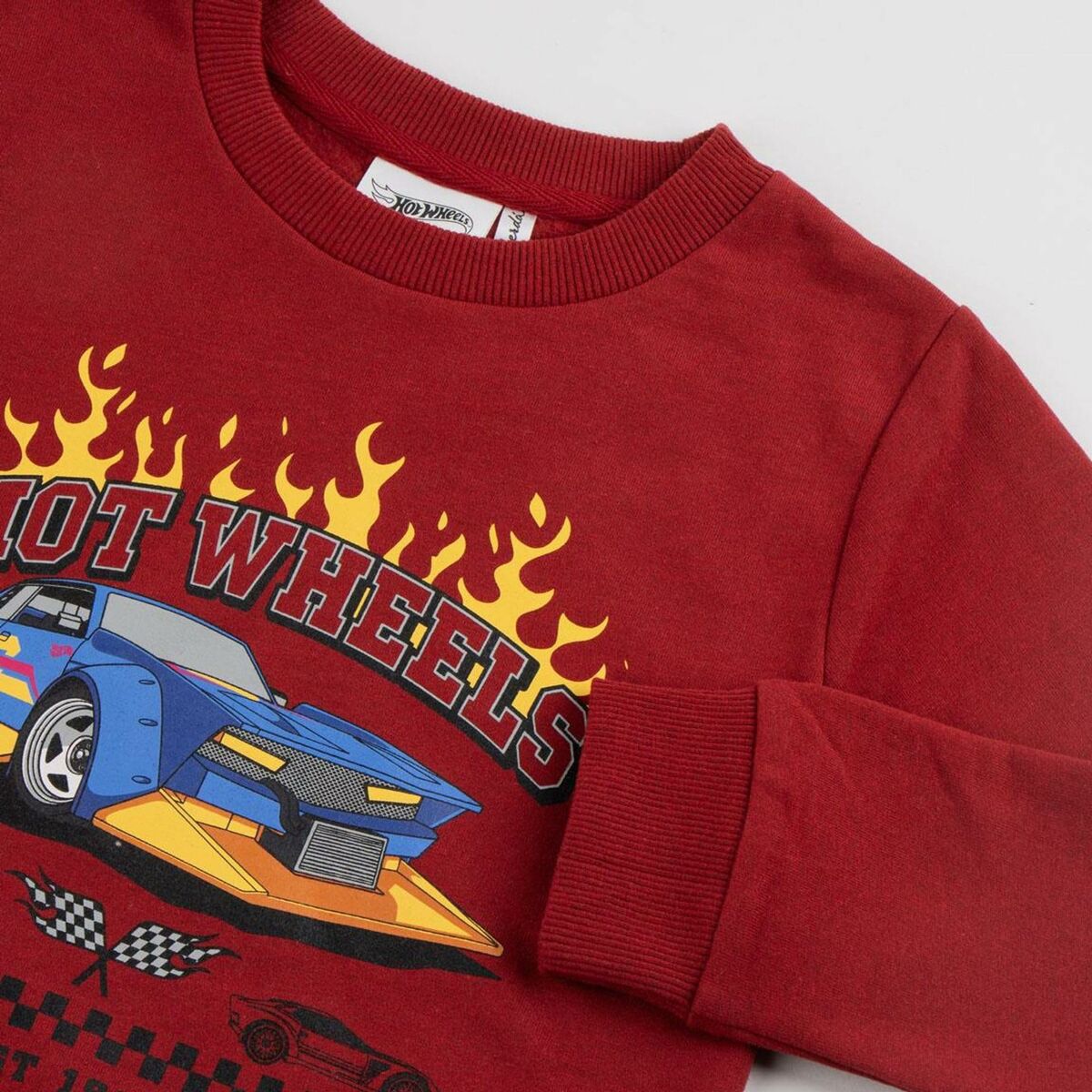 Παιδικό Μπλουζάκι Hot Wheels Σκούρο Κόκκινο