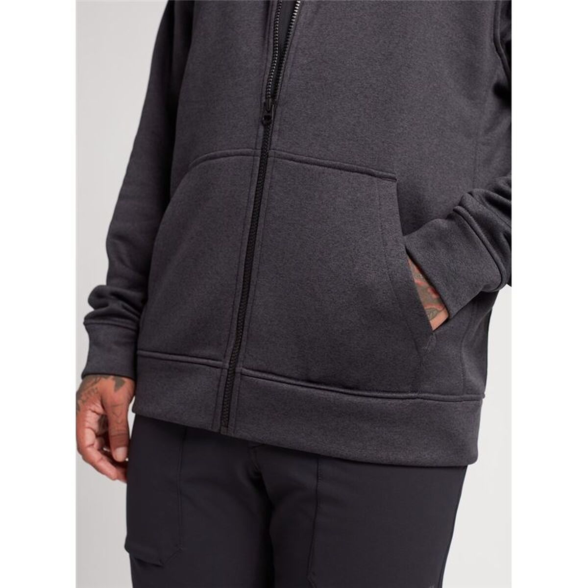 Ανδρικό Φούτερ με Κουκούλα Burton Oak Full-Zip Μαύρο