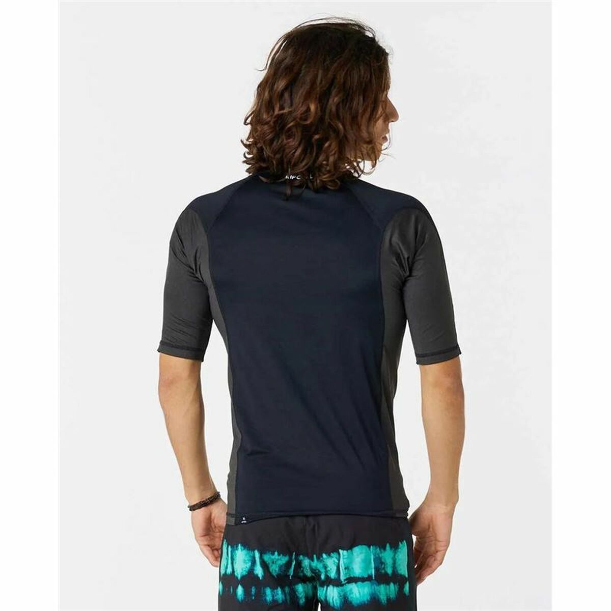 Ανδρική Μπλούζα με Κοντό Μανίκι Rip Curl Waves pf Μαύρο