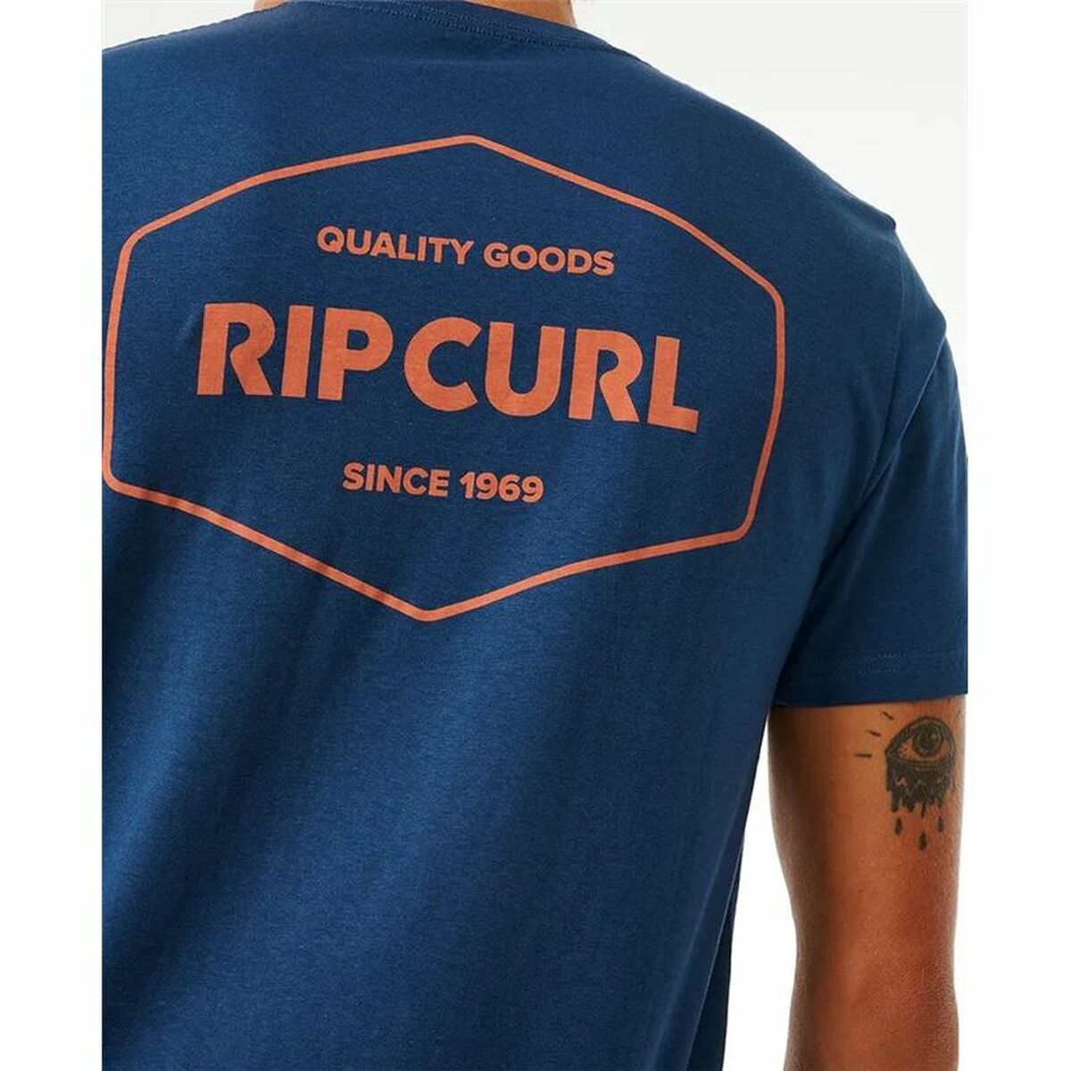 Ανδρική Μπλούζα με Κοντό Μανίκι Rip Curl Stapler Μπλε