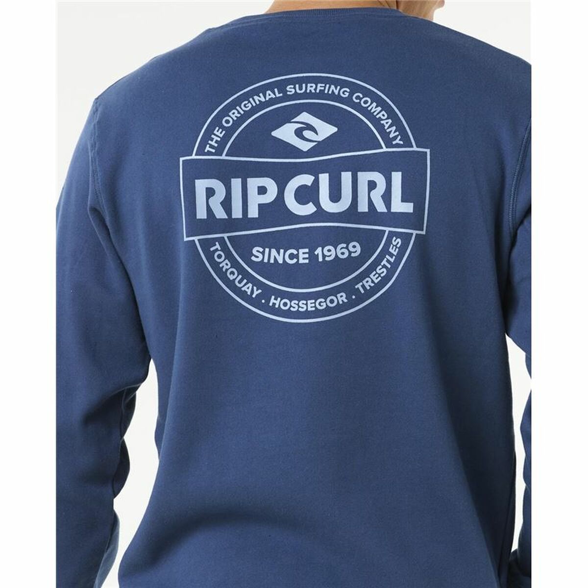Ανδρικό Φούτερ χωρίς Κουκούλα Rip Curl Stapler Crew Μπλε