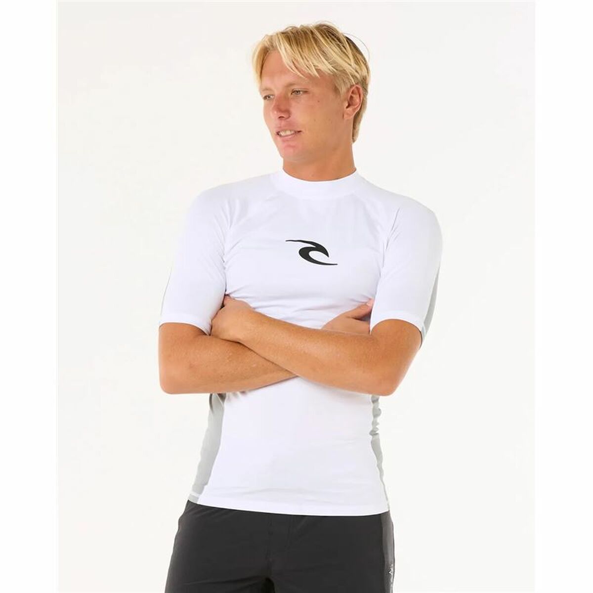 Μπλουζάκι για μπάνιο Rip Curl Waves Upf Perf S/S Λευκό
