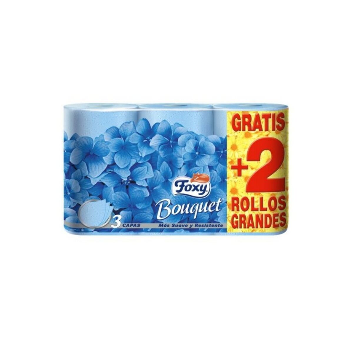 Χαρτί Υγείας Foxy Bouquet 3 επίπεδα 6 Τεμάχια