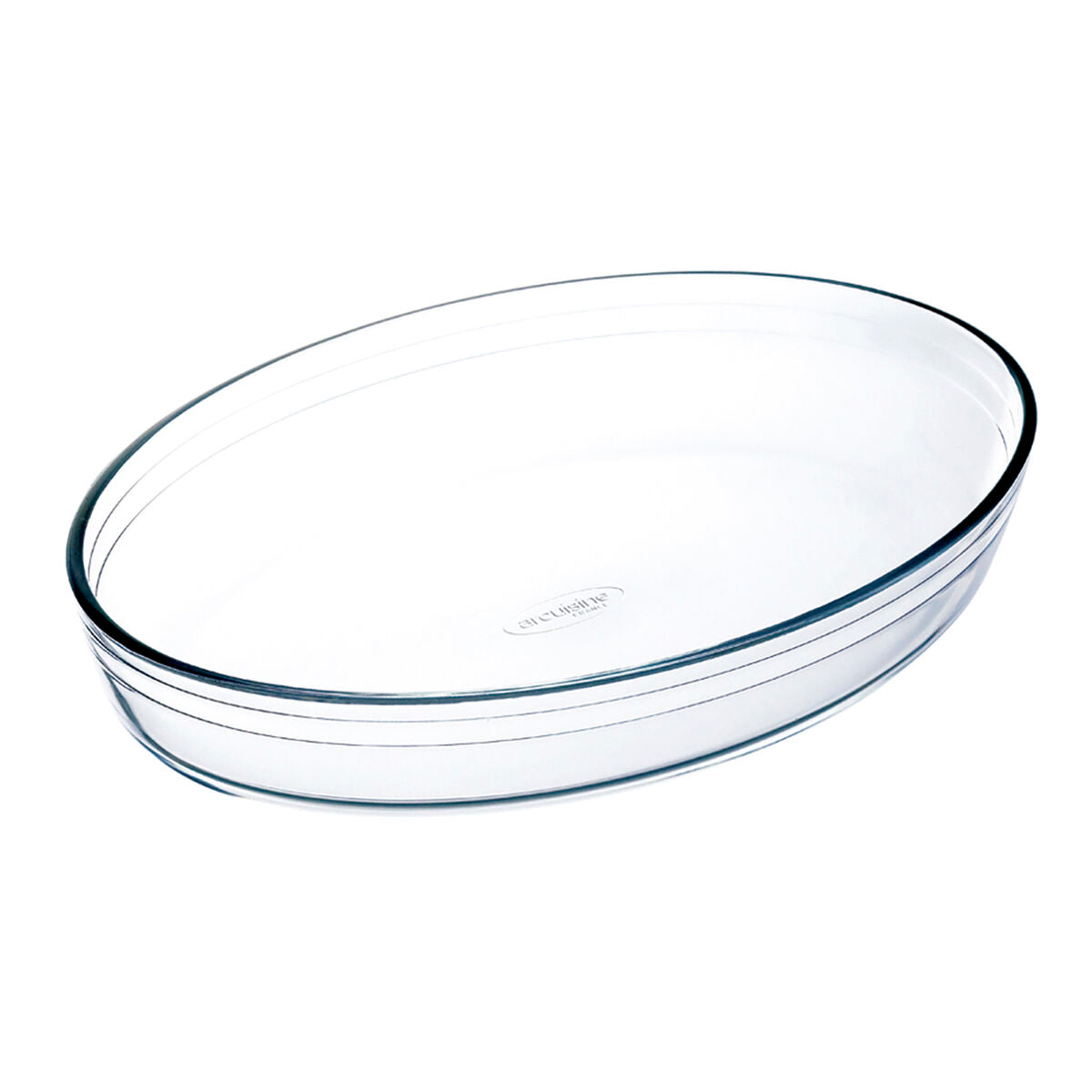 Πιάτο ψησίματος Ô Cuisine Ocuisine Vidrio Διαφανές Γυαλί Οβάλ 26,2 x 17,9 x 6,2 cm (x6)