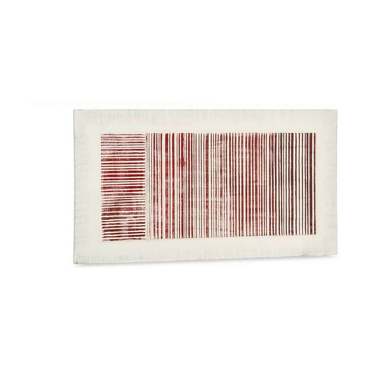 Καμβάς Gift Decor Λευκό Ροζ Ρίγες Με ανακούφιση 110 x 60 x 2,5 cm (x2)