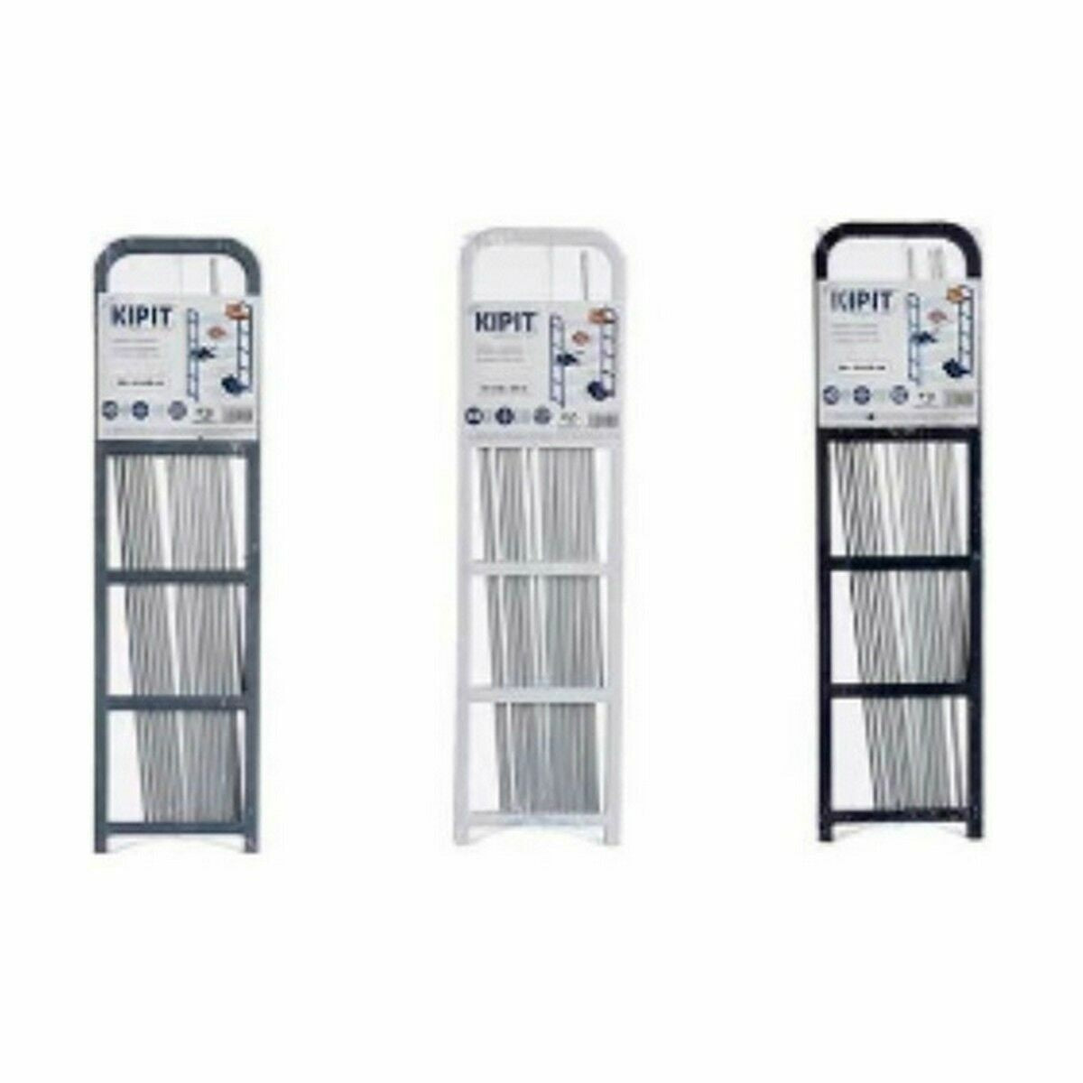 Παπουτσοθήκη Kipit Λευκό Μαύρο Γκρι 68 x 3,5 x 18,5 cm 68 x 3 x 18,5 cm (12 Μονάδες)