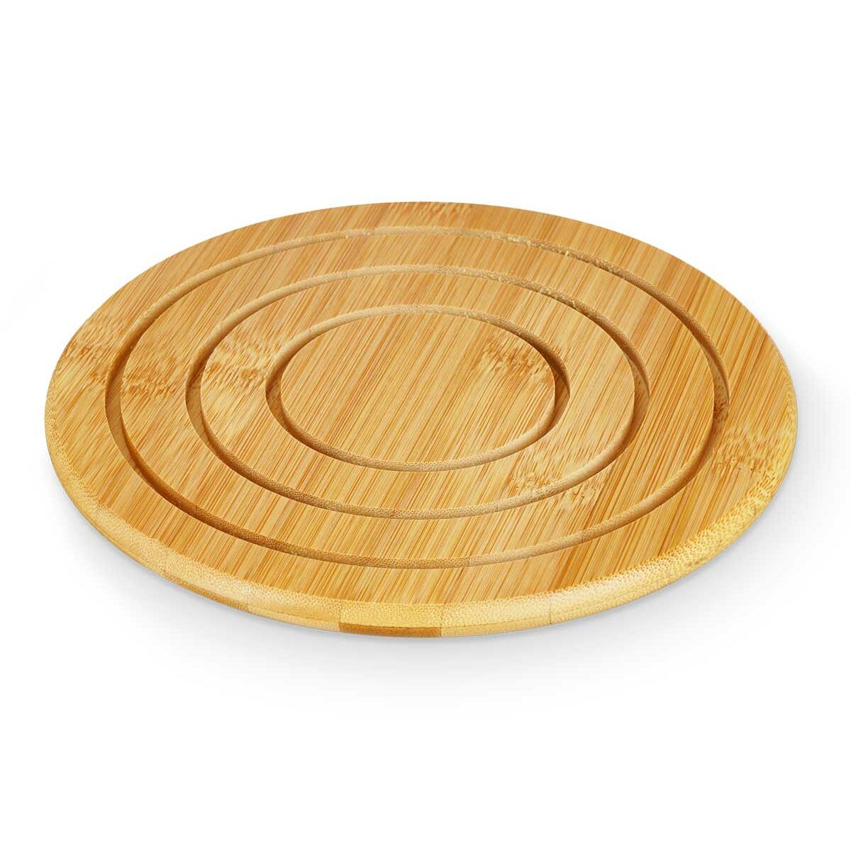 Σουπλά Kinvara Φυσικό Bamboo Στρόγγυλο 19 x 1 x 19 cm (24 Μονάδες)