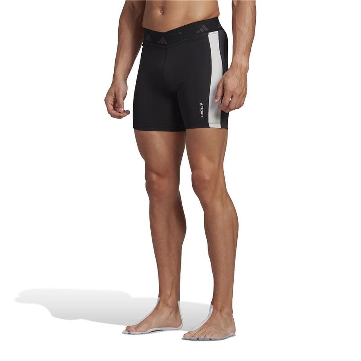 Ανδρικά Aθλητικά Κολάν Adidas Hyperglam Techfit Μαύρο