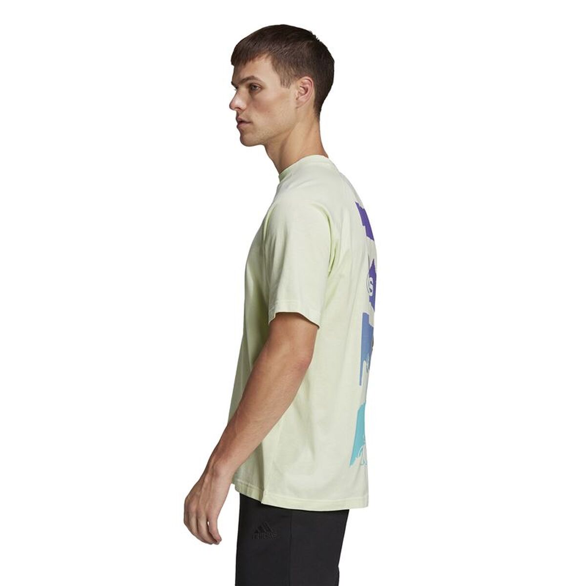 Ανδρική Μπλούζα με Κοντό Μανίκι Adidas Essentials brandlove Κίτρινο