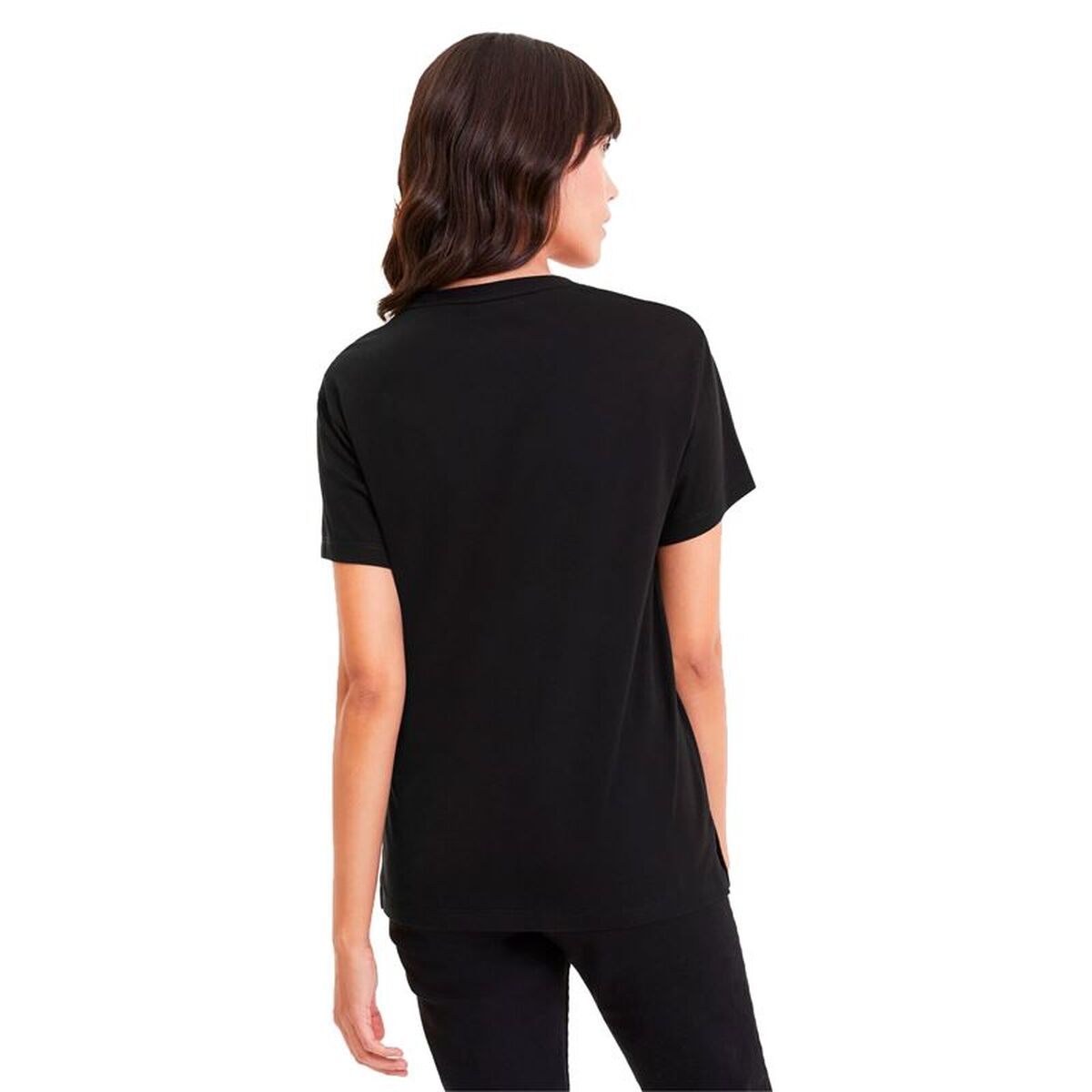 Γυναικεία Μπλούζα με Κοντό Μανίκι Puma Puma Classics Logo Tee Μαύρο
