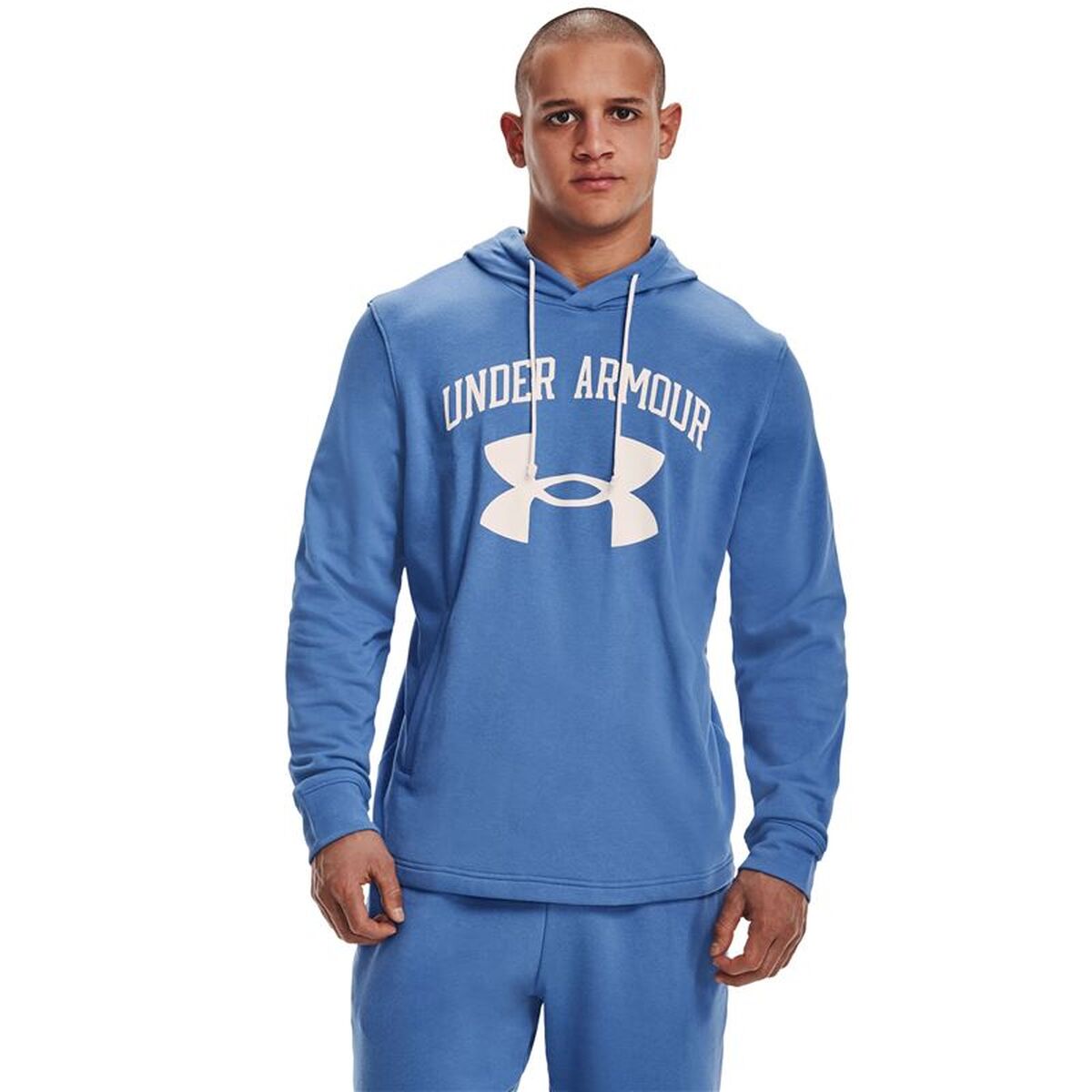 Ανδρικό Φούτερ με Κουκούλα Under Armour Rival Terry Indigo