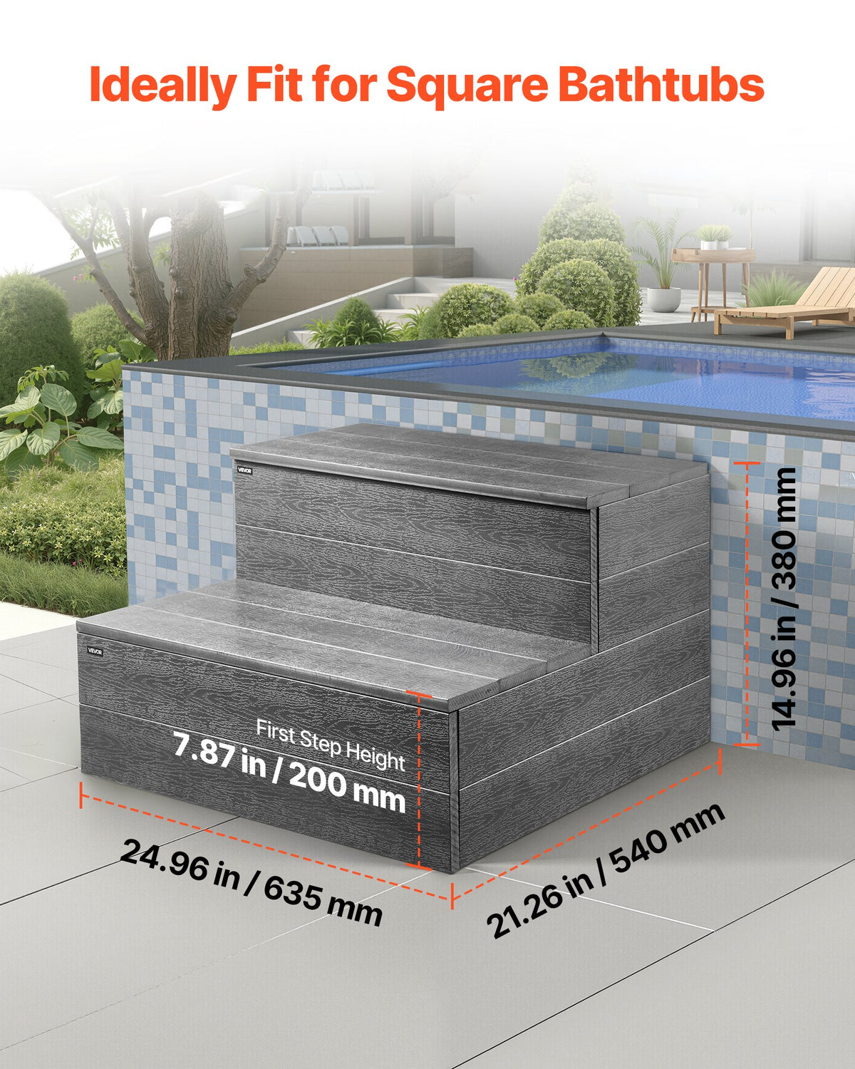VEVOR Hot Tub Step