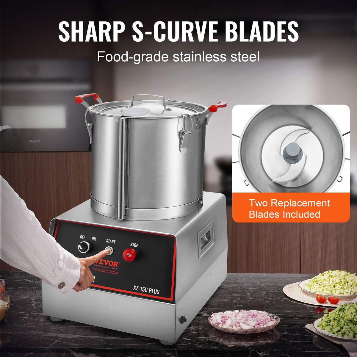 VEVOR Food Processor & Vegetable Chopper