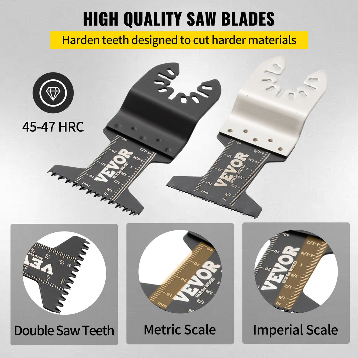 VEVOR 50 PCS Oscillating Saw Blades