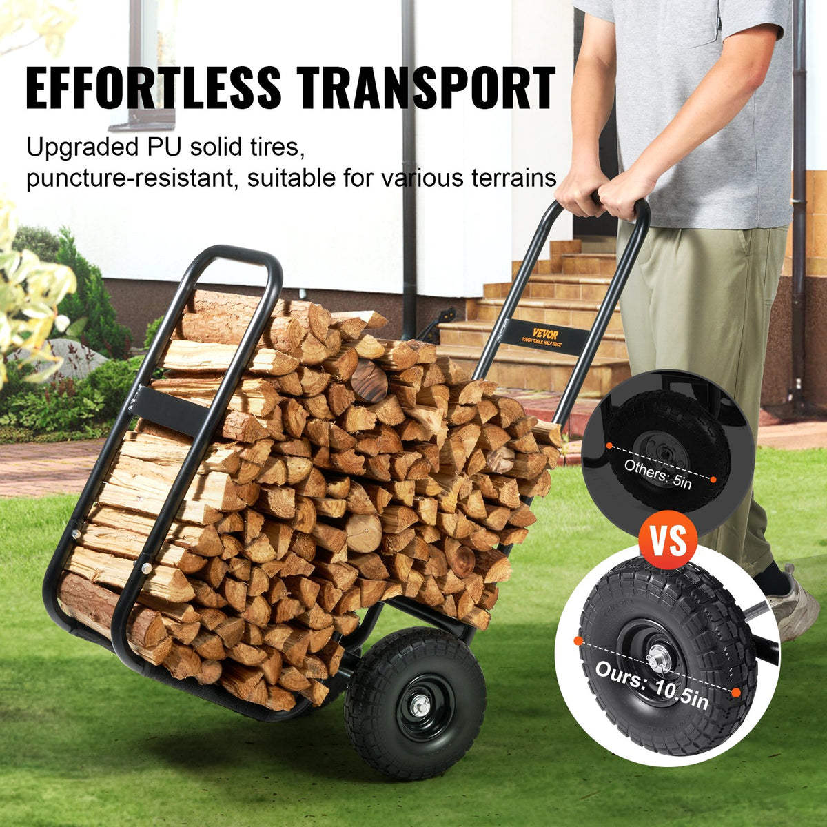 VEVOR Firewood Log Cart