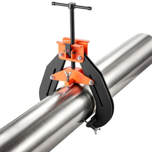 VEVOR 50.8–203mm Pipe Alignment Clamp Tool, Precision 3-Point Alignment Tool with T-Handle & Quick Release Button, High-Strength Steel Pipe Clamp for Piping Welding & Fabrication