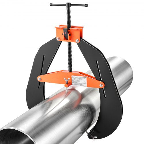 VEVOR 203.2–508 mm Pipe Alignment Clamp Tool, Precision 3-Point Alignment Tool with T-Handle & Quick Release Button, High-Strength Steel Pipe Clamp for Piping Welding & Fabrication