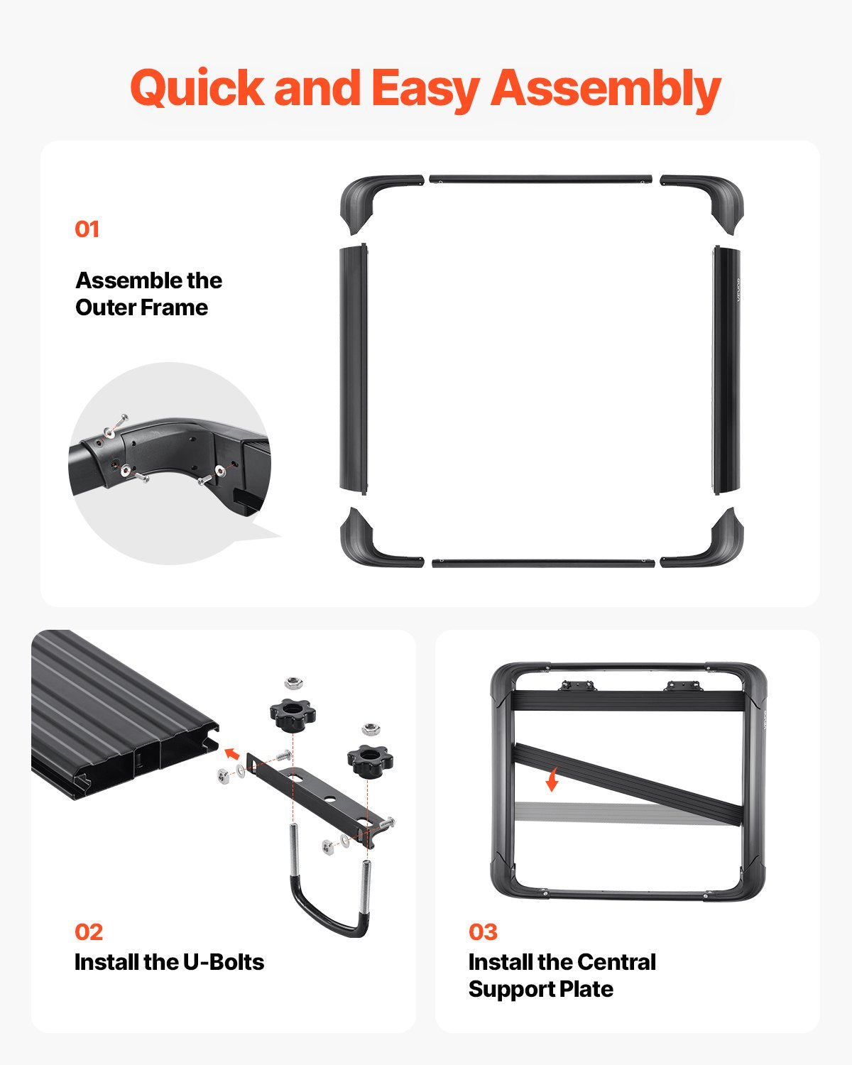 VEVOR Roof Rack Cargo Carrier, 48 x 40 x 5.6 in, Universal Rooftop Cargo Basket, Car Top Luggage Holder with 150 lbs Max Load Capacity, 4.1 in Fence, Anti-Rust Alloy Steel, Wind Fairing, for SUV Car