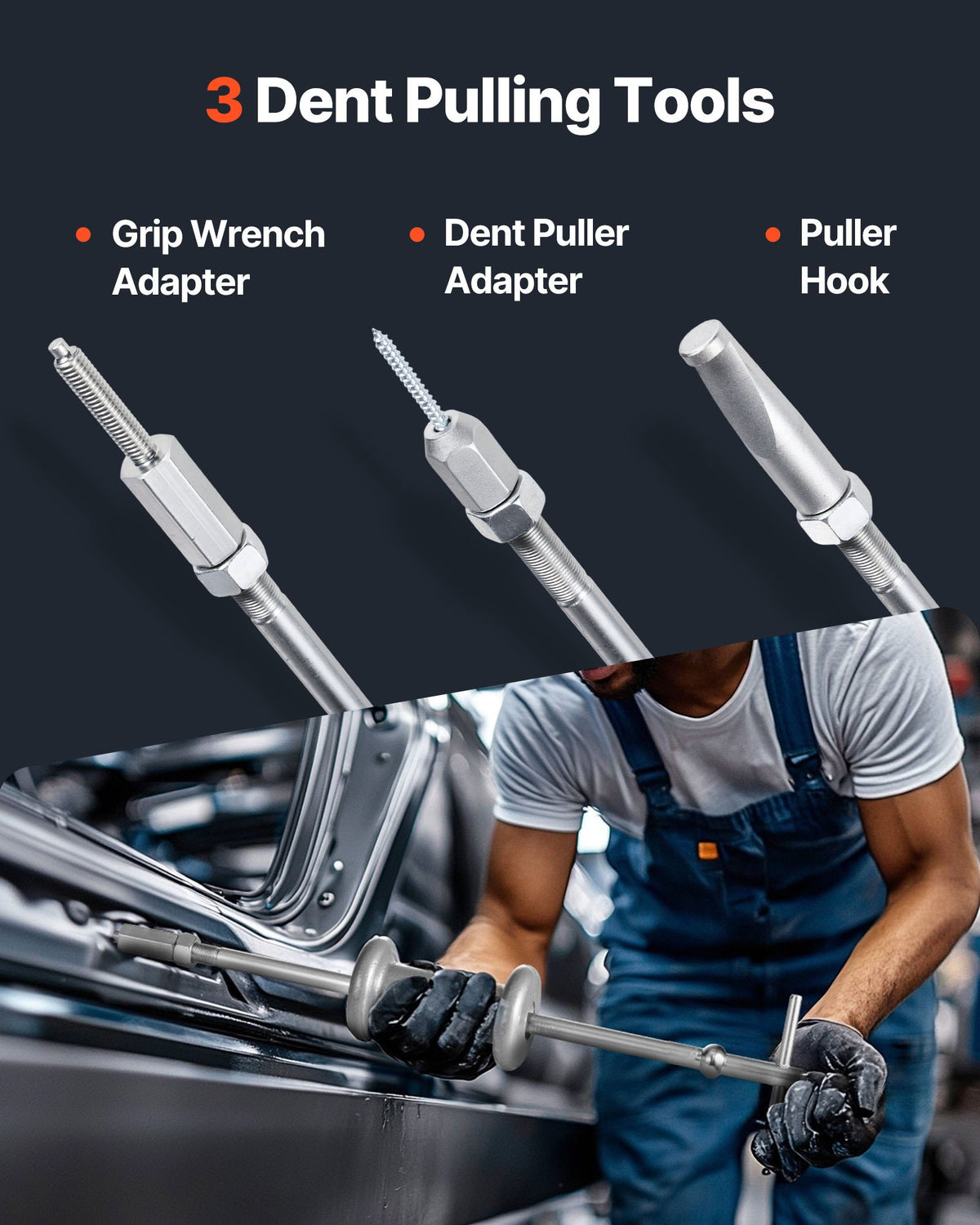 VEVOR 9-Way Slide Hammer Puller Set