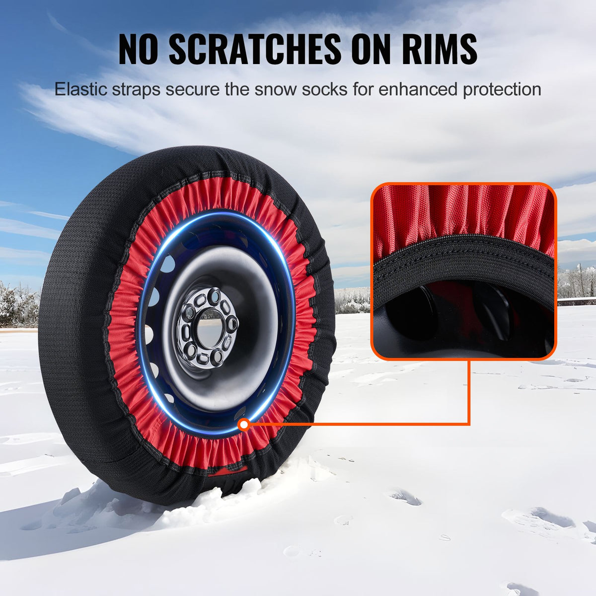 VEVOR Thickened Snow Socks for Tires