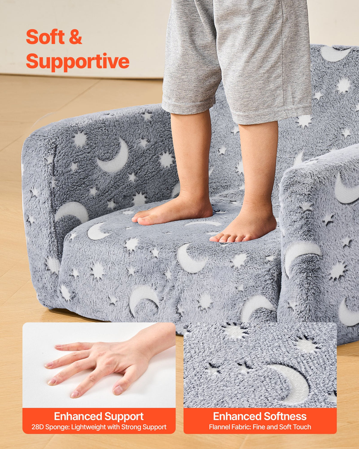 VEVOR 2-in-1 Kids Sofa