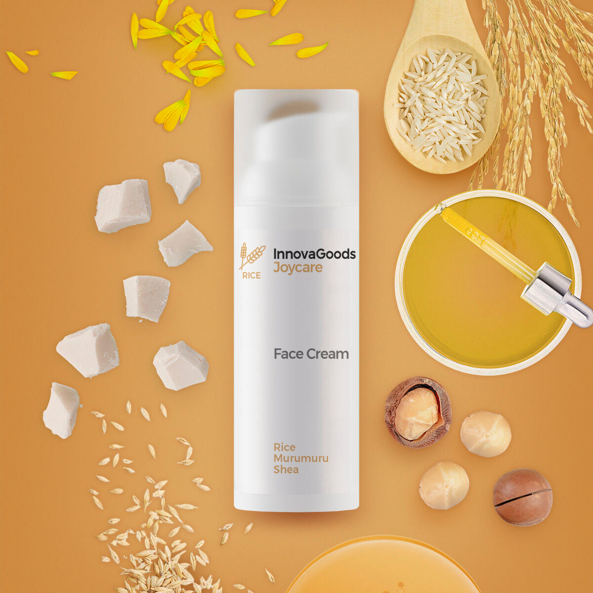Ενυδατική κρέμα προοσώπου Rice Joycare InnovaGoods 50 ml