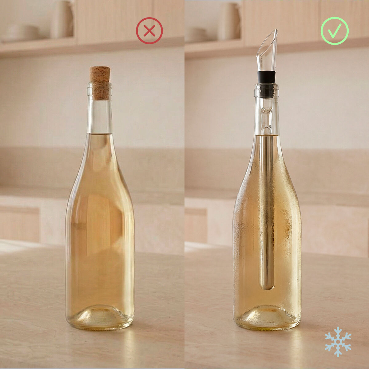 σετ από αξεσουάρ κρασιού Vino Chillour InnovaGoods 7 Τεμάχια