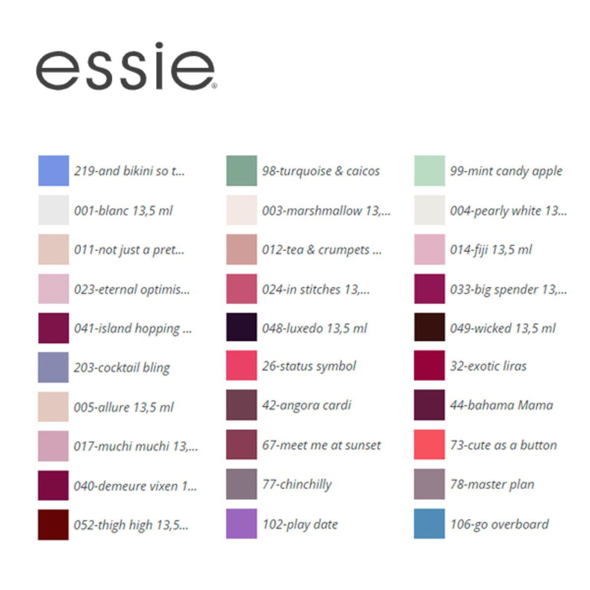 βαφή νυχιών Essie Essie 13,5 ml